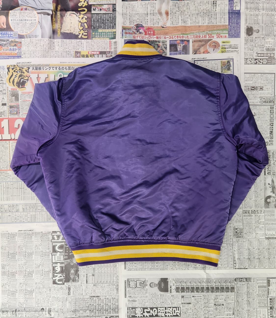 90's STARTER 미네소타바이킹스 바시티 자켓L 상품이미지6