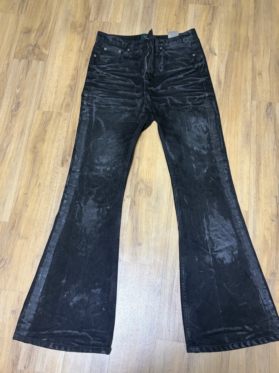 Undermycar 글라시얼 벨벳틴 플레어 진 상품이미지1