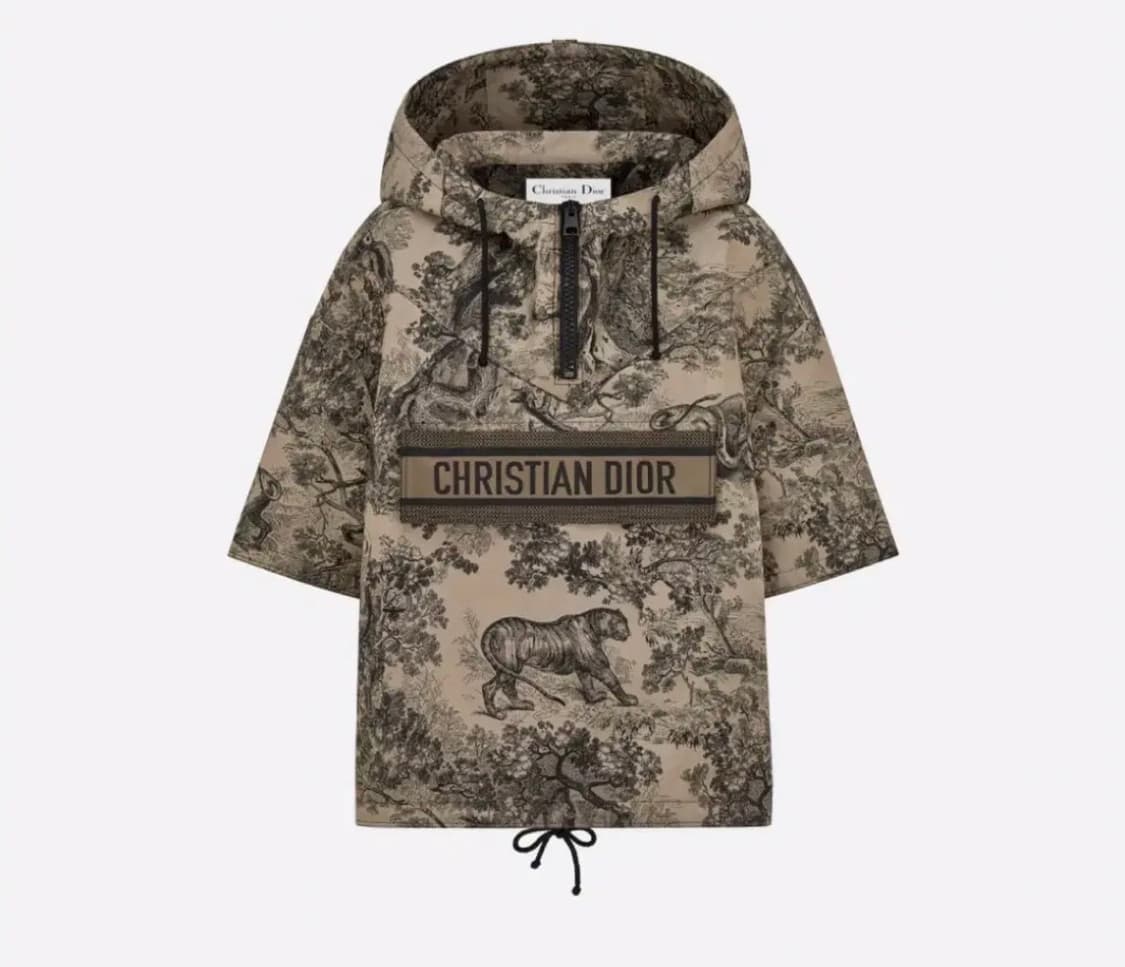 디올 토일 드 주이 반팔 후드 아노락 s 상품이미지1