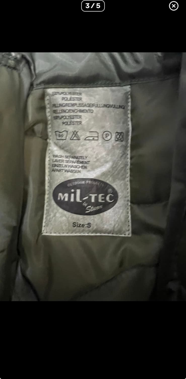 밀리터리 밀텍 m65 필드자켓 팝니다 상품이미지3