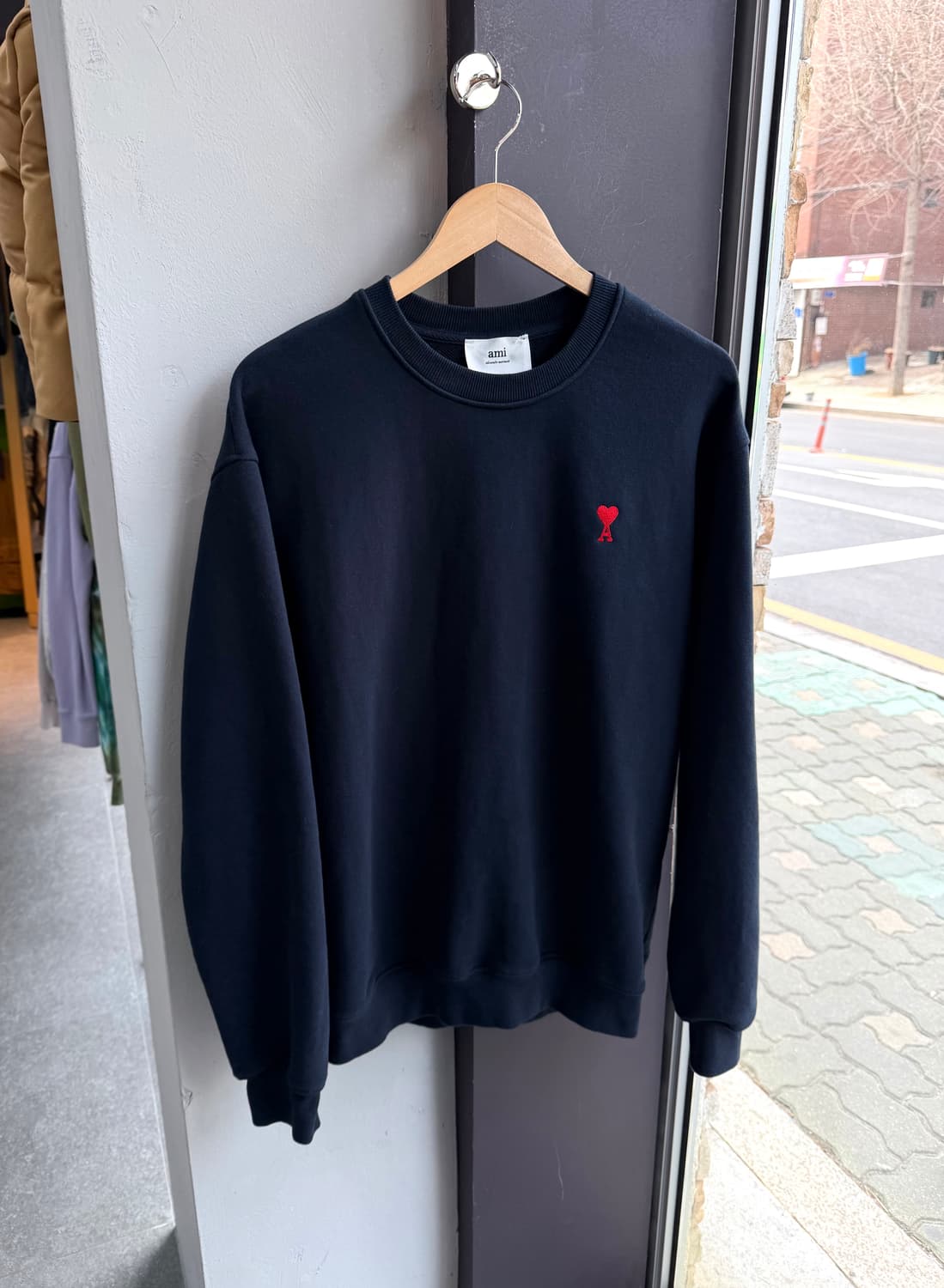 L/ 아미 드 꾀흐 로고 맨투맨 상품이미지2