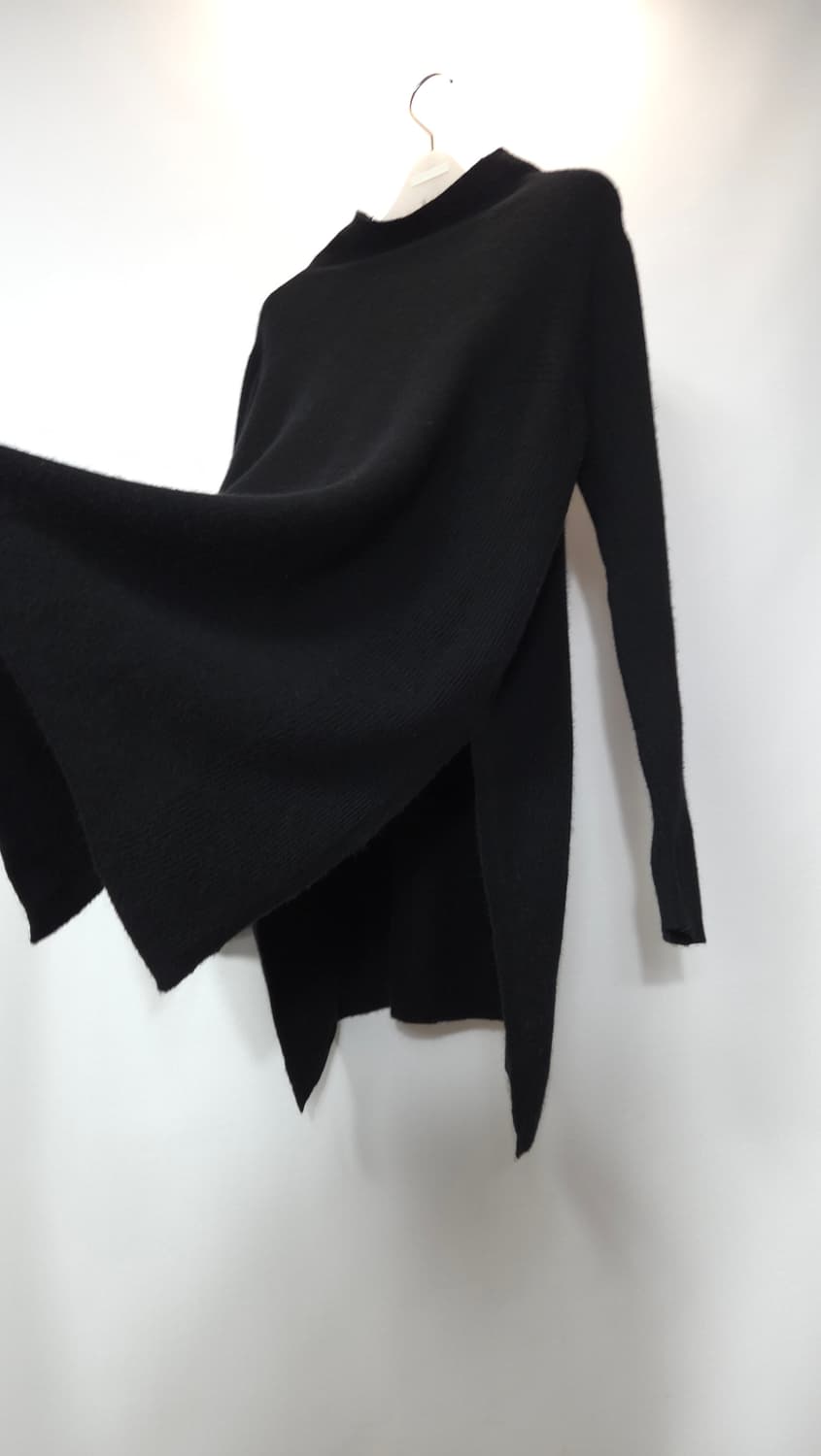 캐시미어100% 모크넥 루즈핏 롱 니트 F 사이즈 상품이미지5