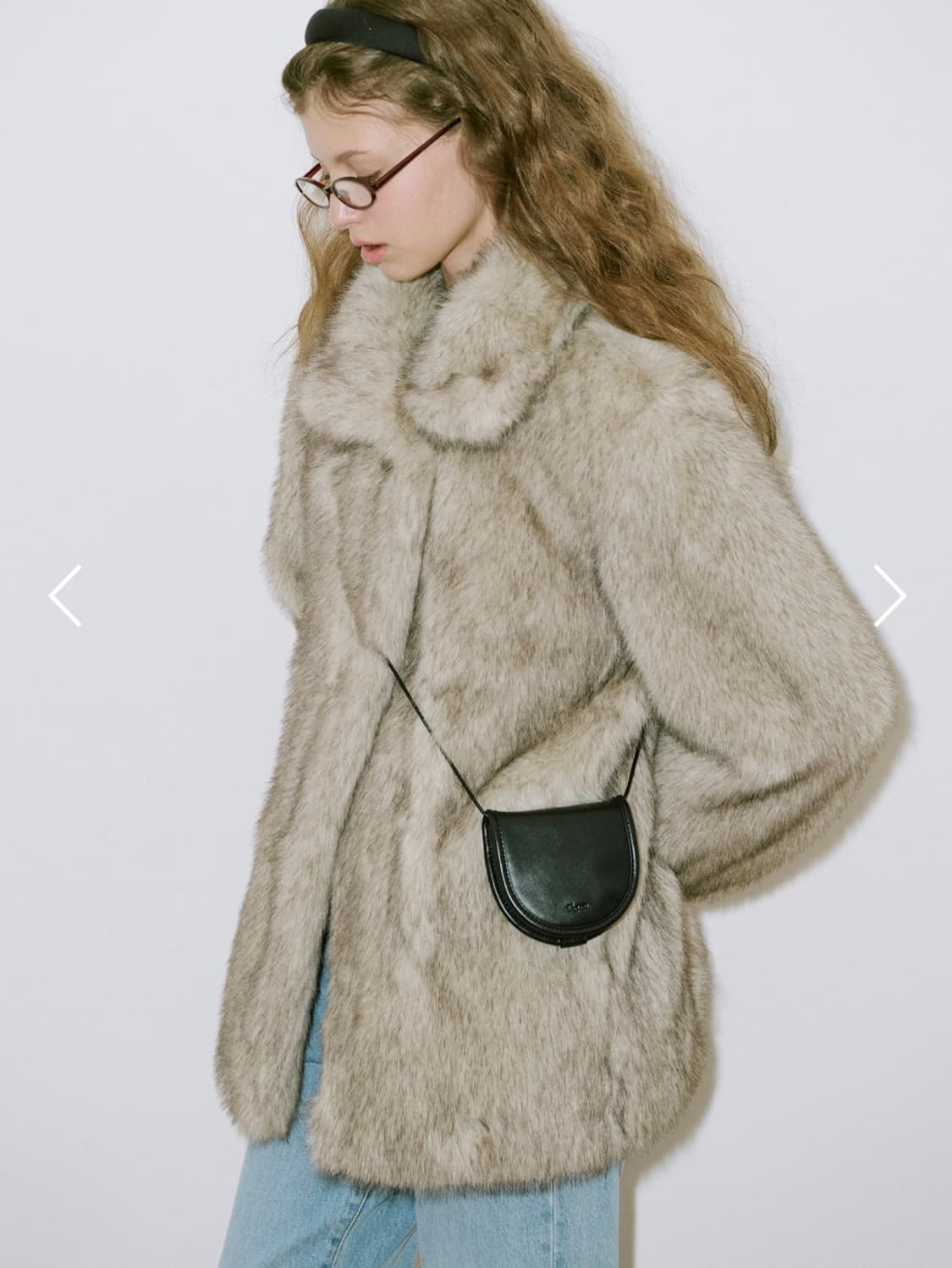 시눈 헤비 믹스 퍼자켓 애쉬브라운 상품이미지3