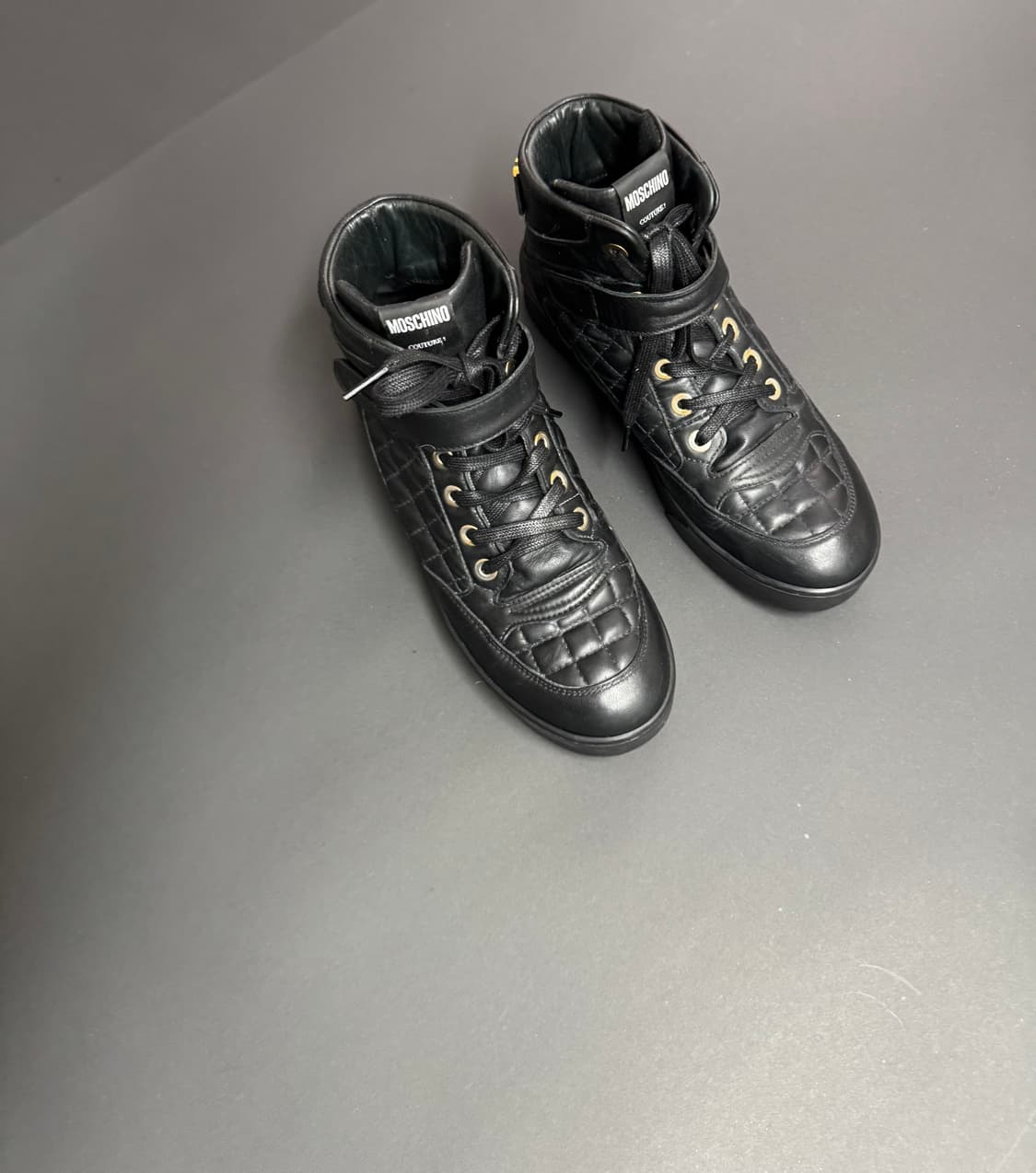 Moschino Couture Quilted Leather High-To 상품이미지5