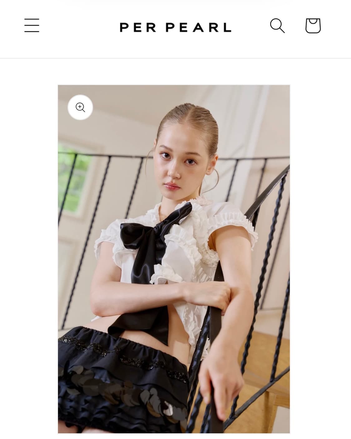 per pearl ‘Timeless Bonds’ White Bowknot 상품이미지4