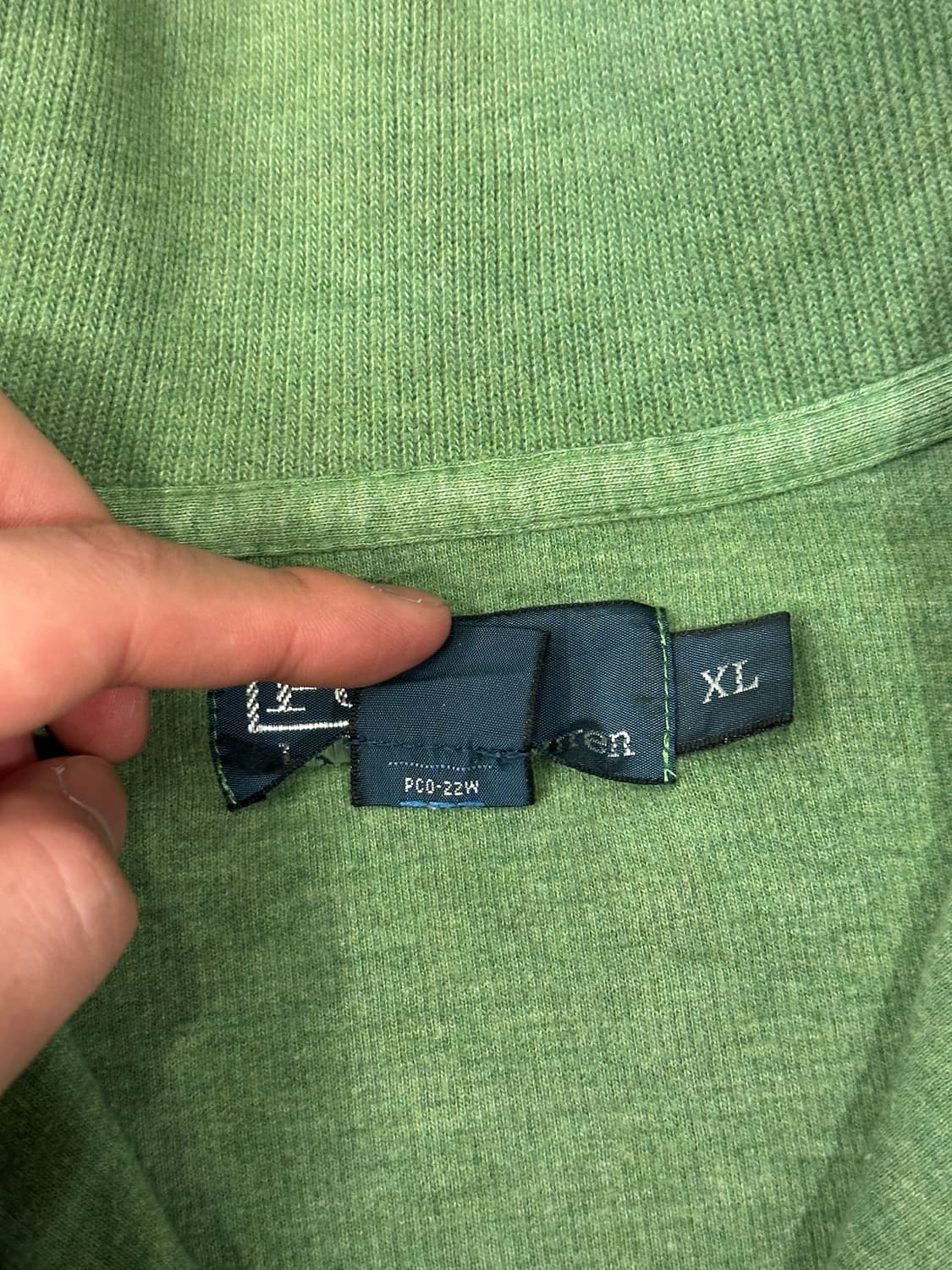 폴로 랄프로렌 하프집업 니트 XL 상품이미지5