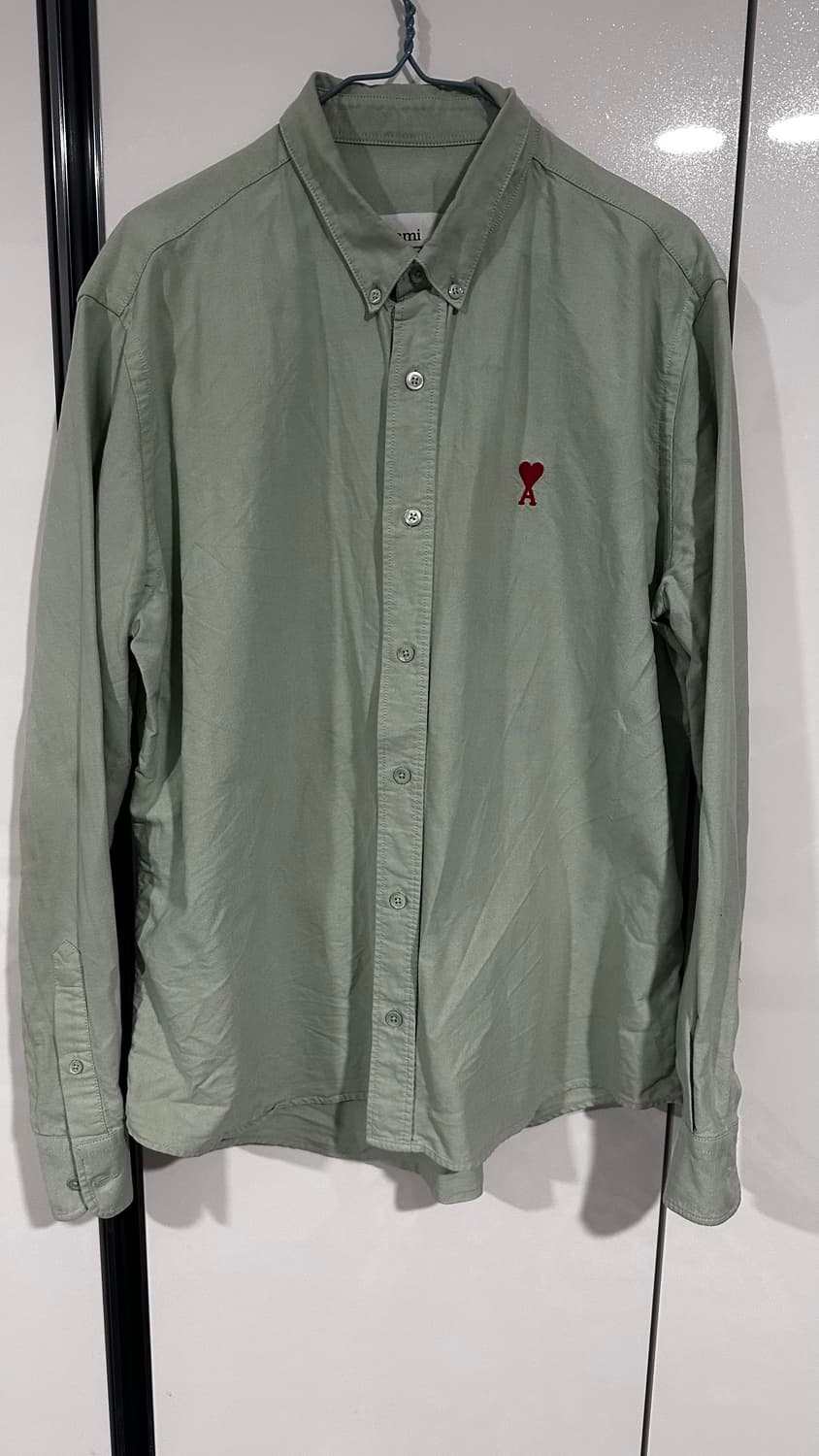 아미 옥스포드 올리브 셔츠 상품이미지1