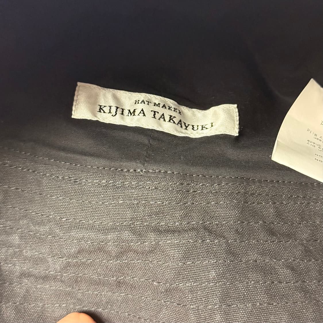 키지마 타카유키 워시드 버킷햇 상품이미지3