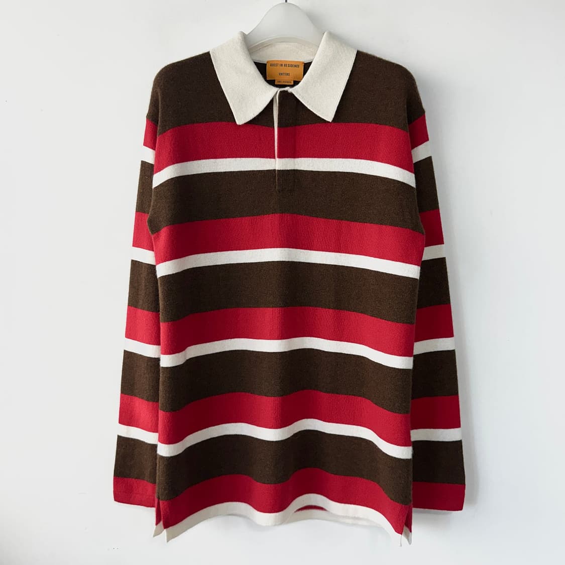 Guest In Residence 25SS 캐시미어 럭비 폴로 셔츠 상품이미지3