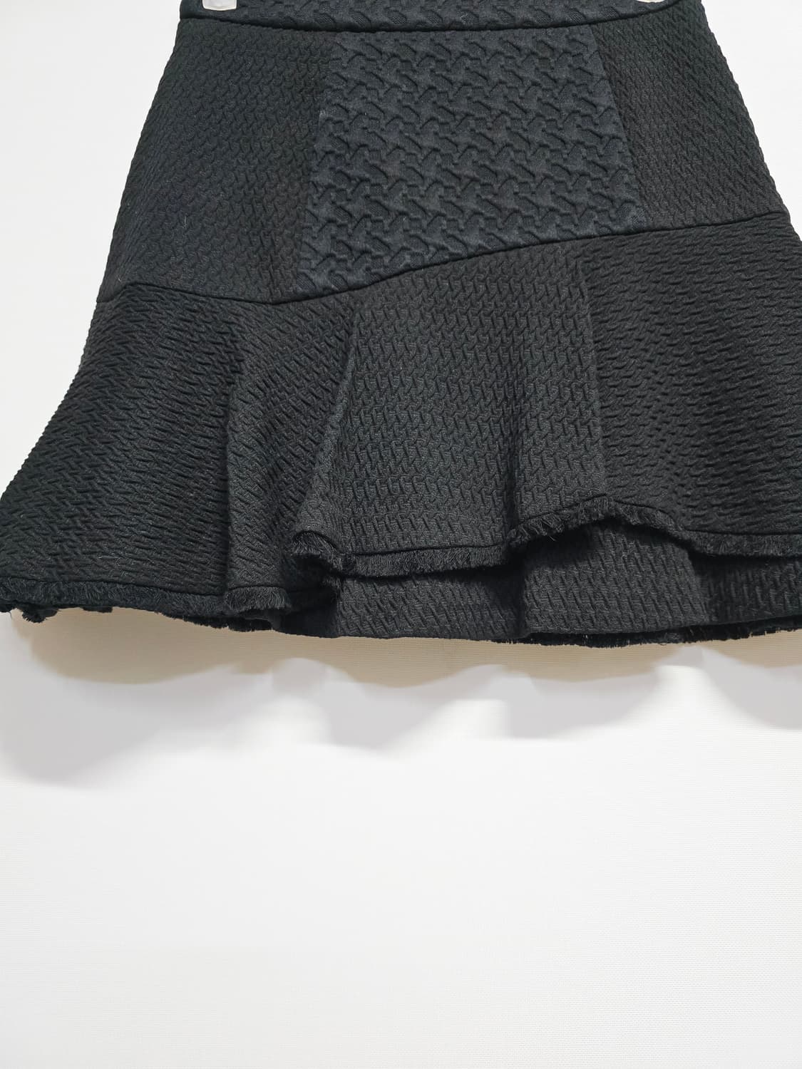 SJSJ 블랙 플레어 미니 스커트 상품이미지3