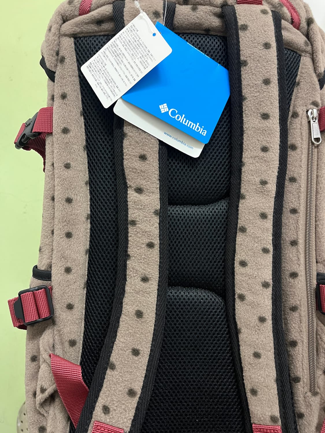 후리스 브라운 도트 리락쿠마깔 백팩 🧸 상품이미지6