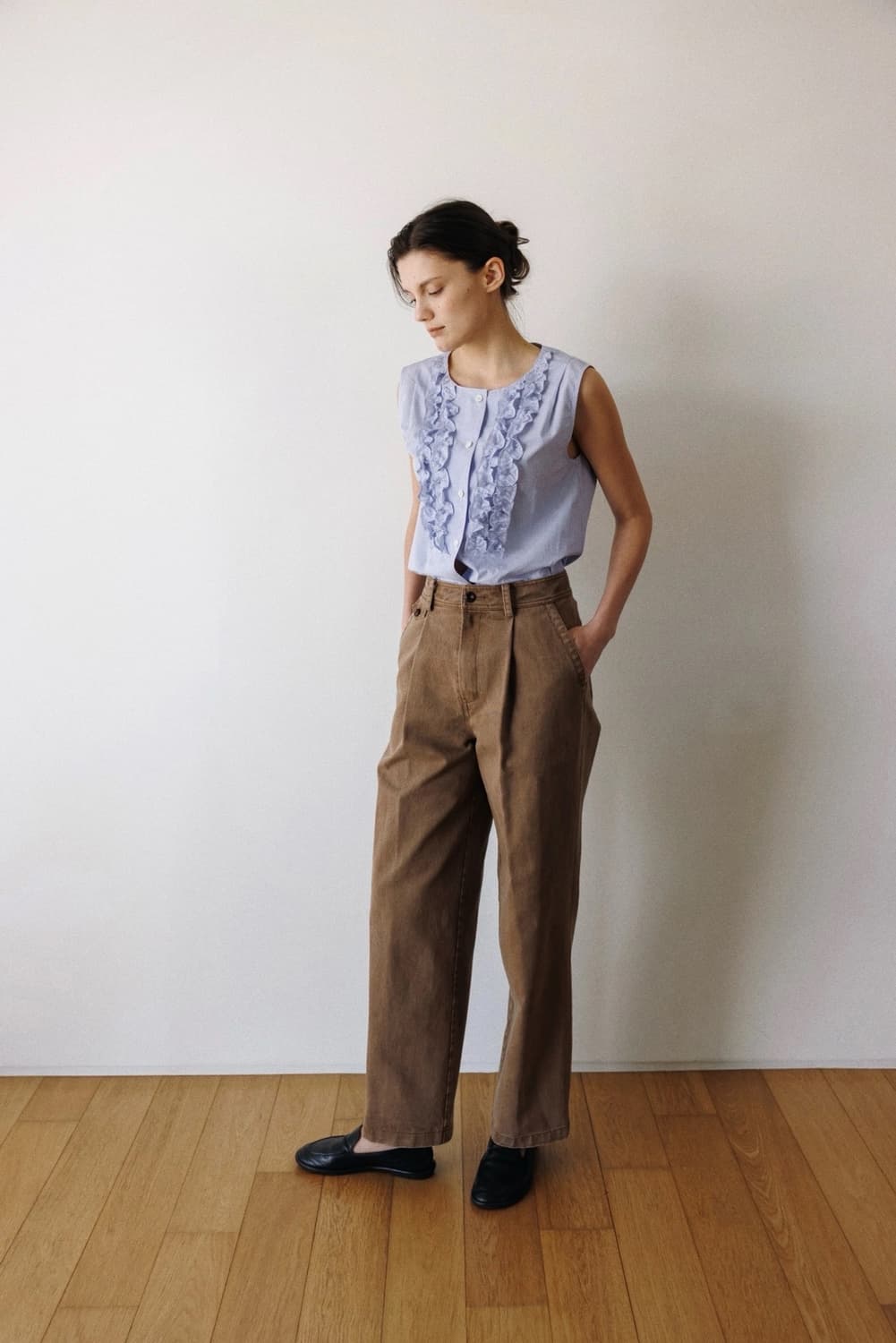 파크투 Barguette onetuck pant 바게트 팬츠 상품이미지2