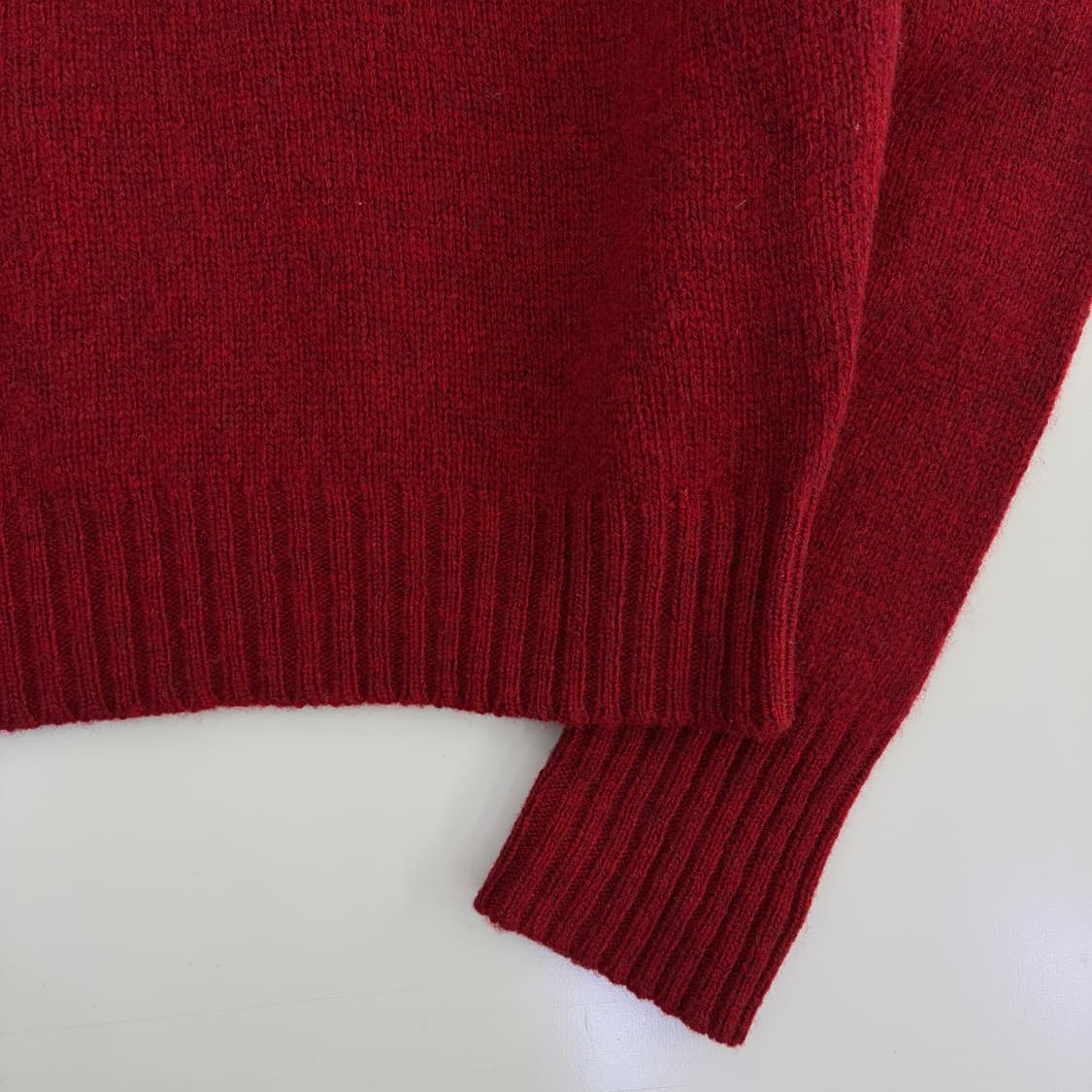 Polo 폴로 랄프로렌 램스울 레드 라운드 니트 상품이미지4