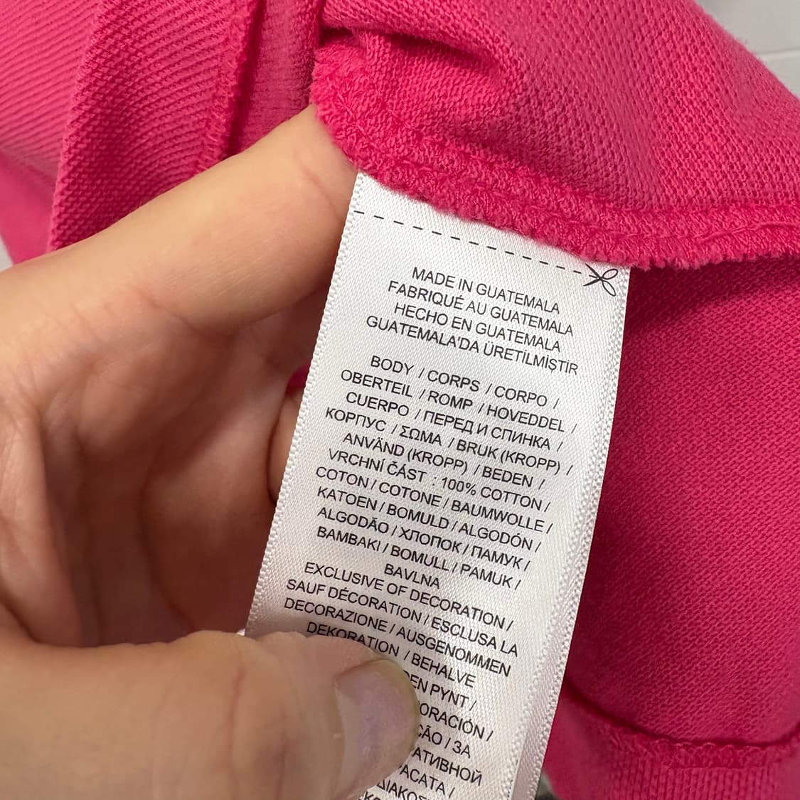 새상품 폴로 랄프로렌 핑크 반팔 카라티 상품이미지4