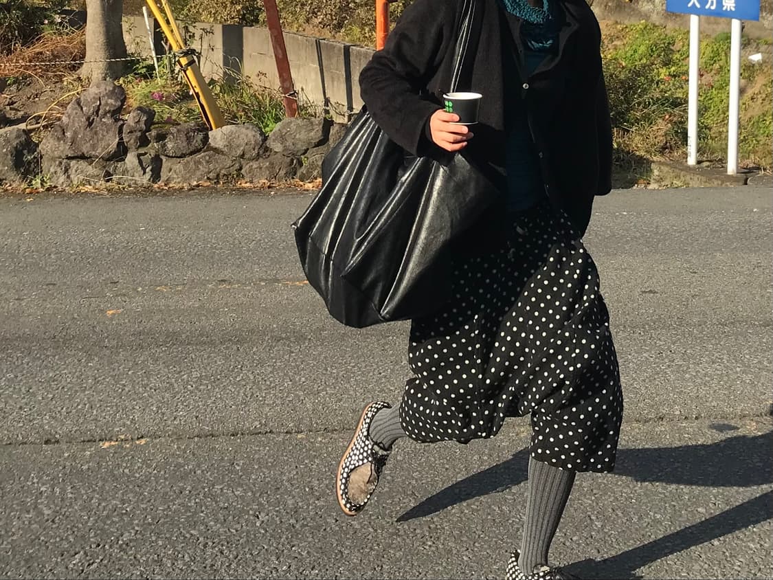 Black comme des garcons dot saruel pants 상품이미지1