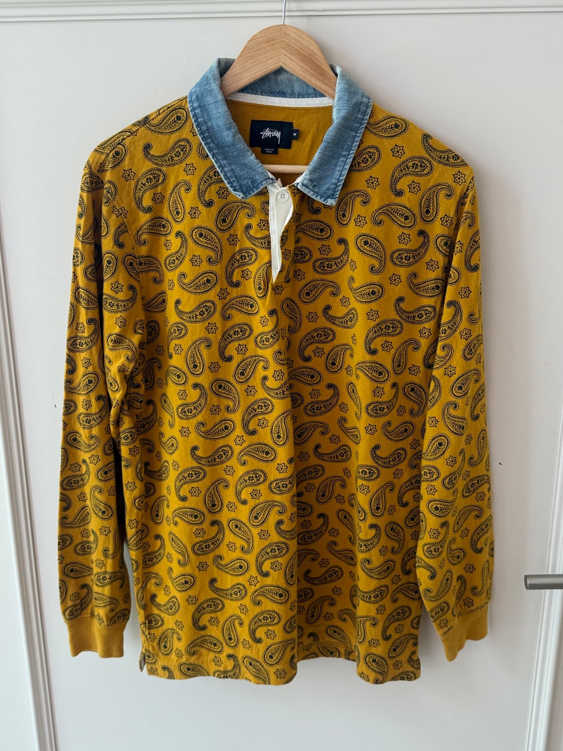  스투시(STUSSY) 페이즐리 럭비 긴팔 상품이미지1