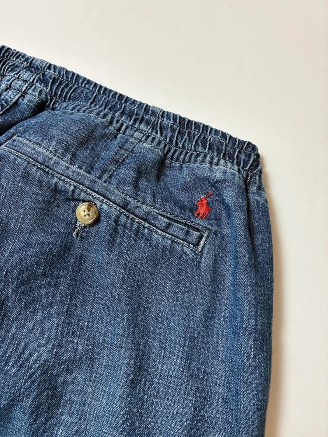 폴로 랄프로렌 큐알 신형 프렙스터 밴딩 데님 팬츠 PN8899 상품이미지6