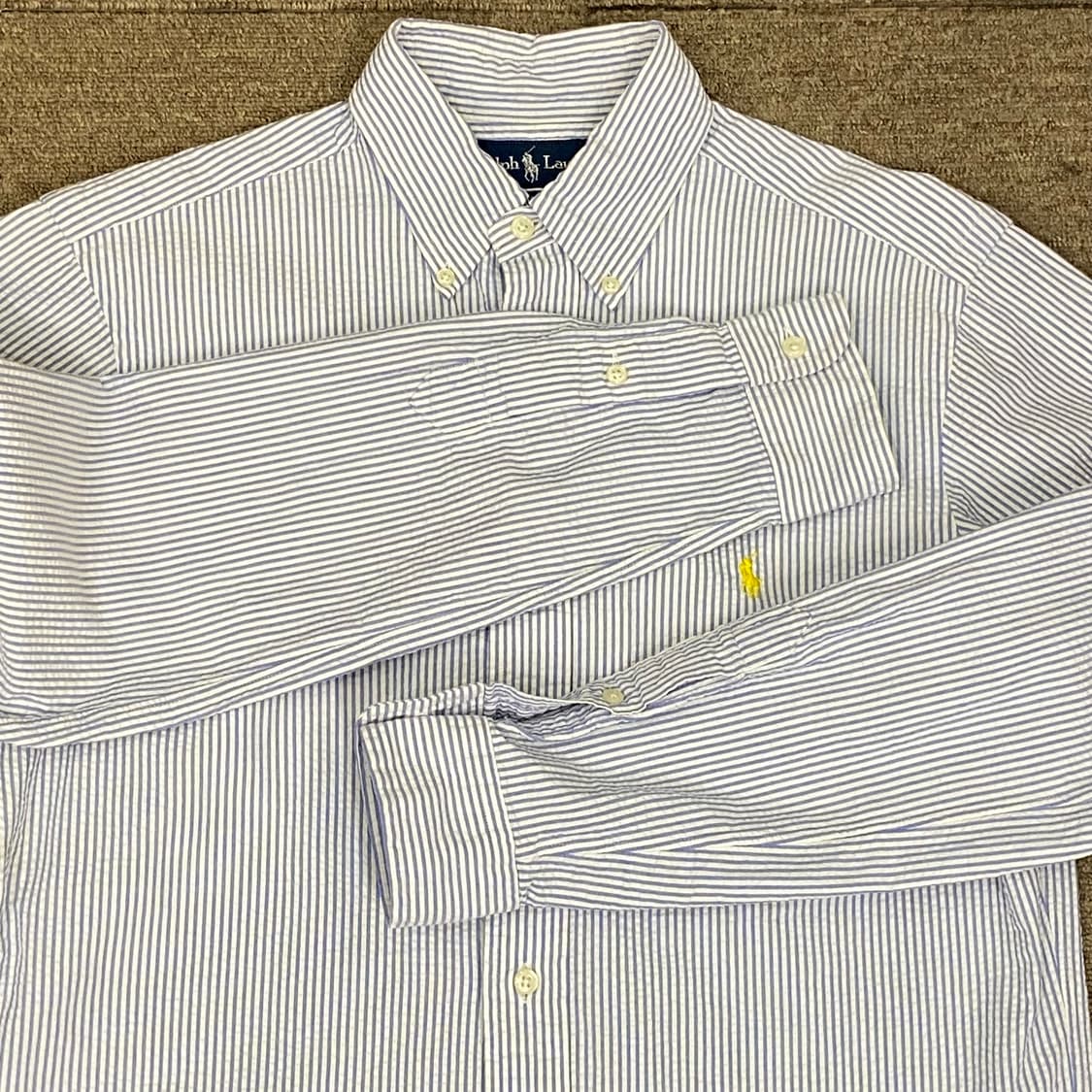 (S) POLO 폴로 랄프로렌 스트라이프 셔츠 클래식 핏  상품이미지5