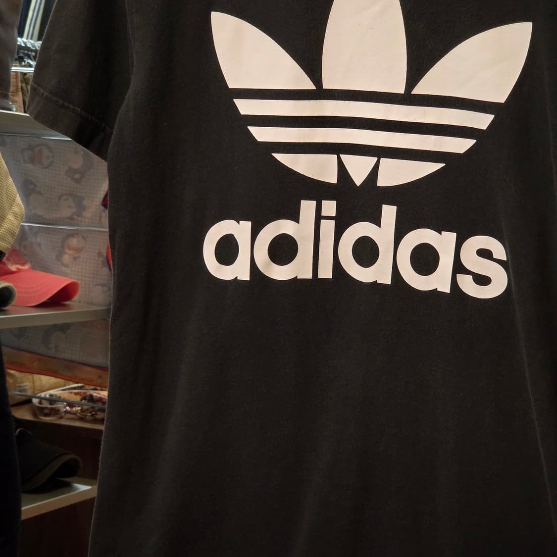 아디다스 검흰 트레포일 반팔 상품이미지3