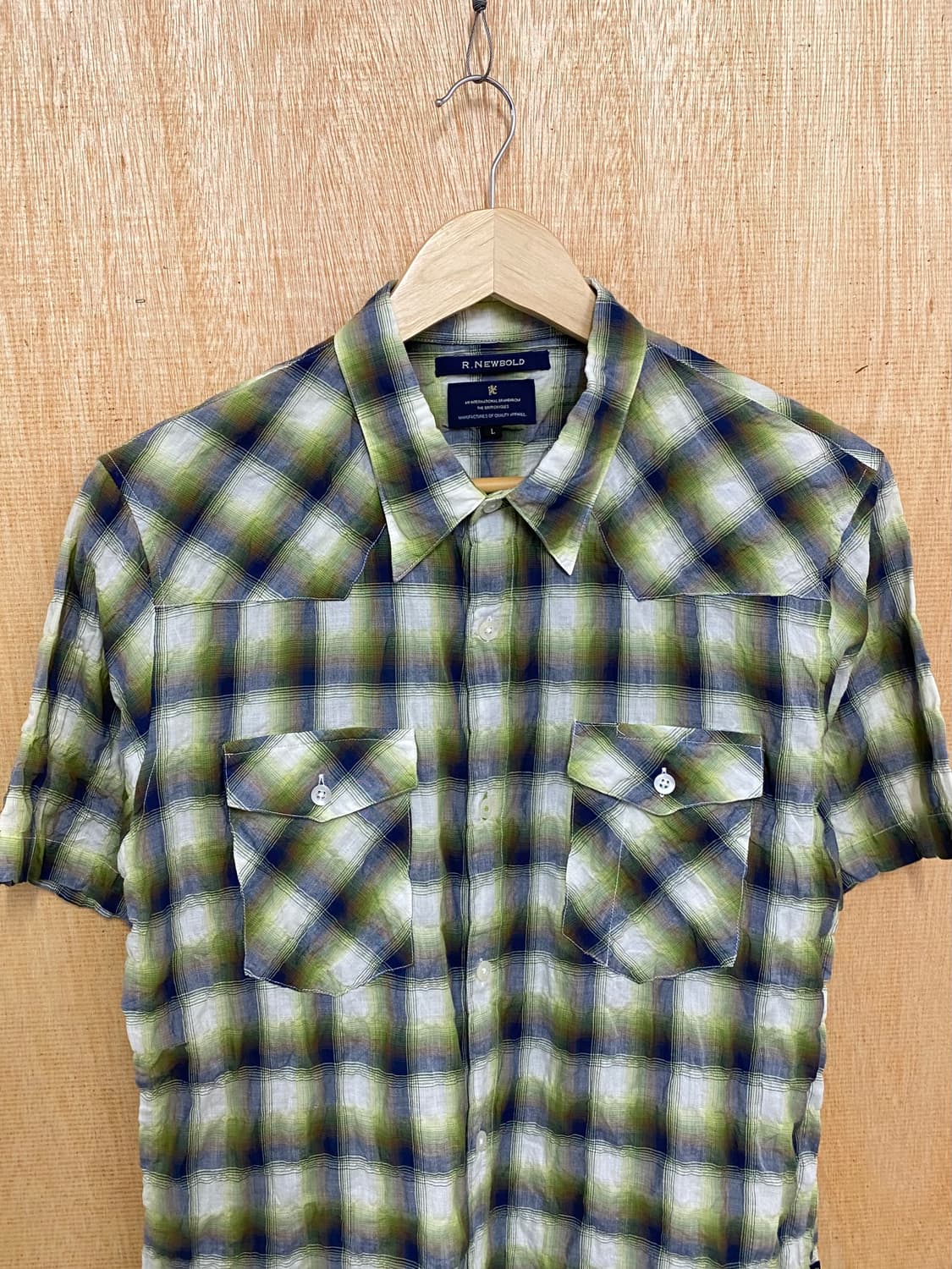 R. NEWBOLD ombre western shirts 상품이미지4
