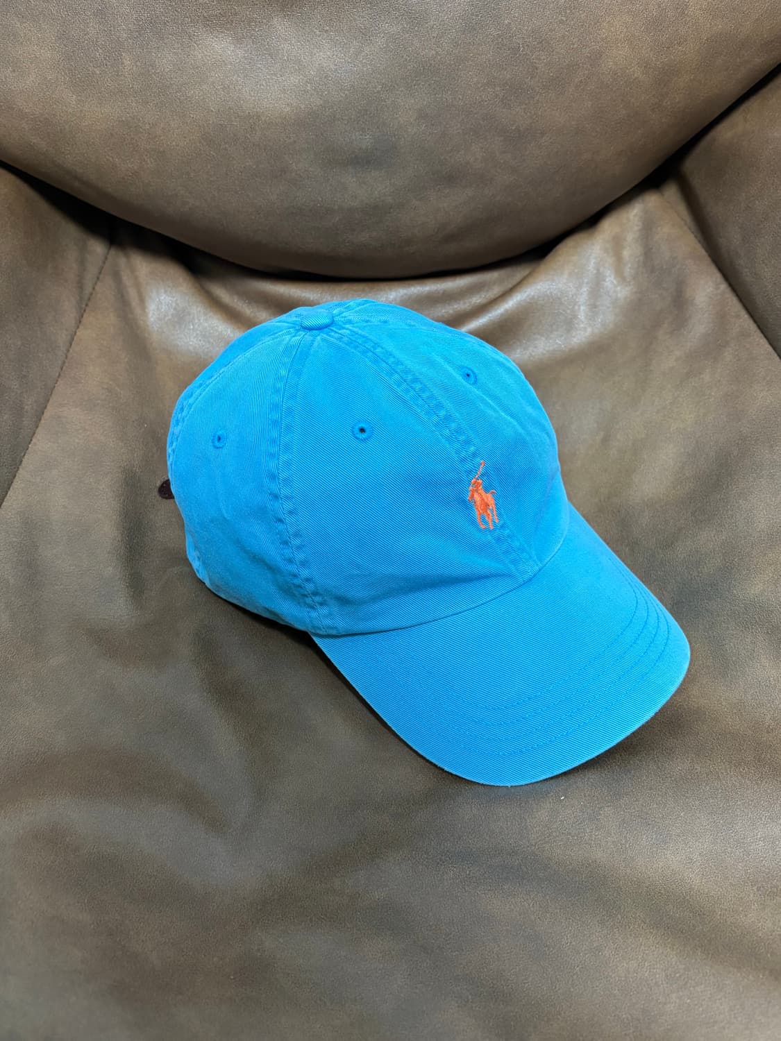 90s 폴로 랄프로렌 레더 스트랩 볼캡 상품이미지3