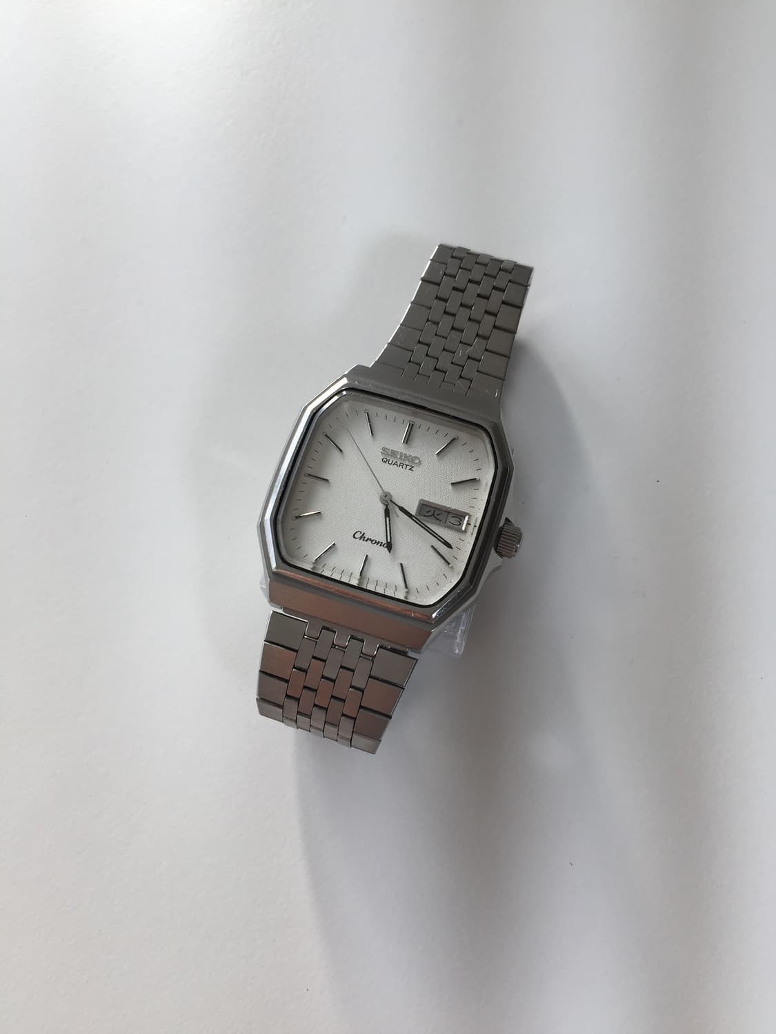 80s seiko chronos square day-date quartz 상품이미지9