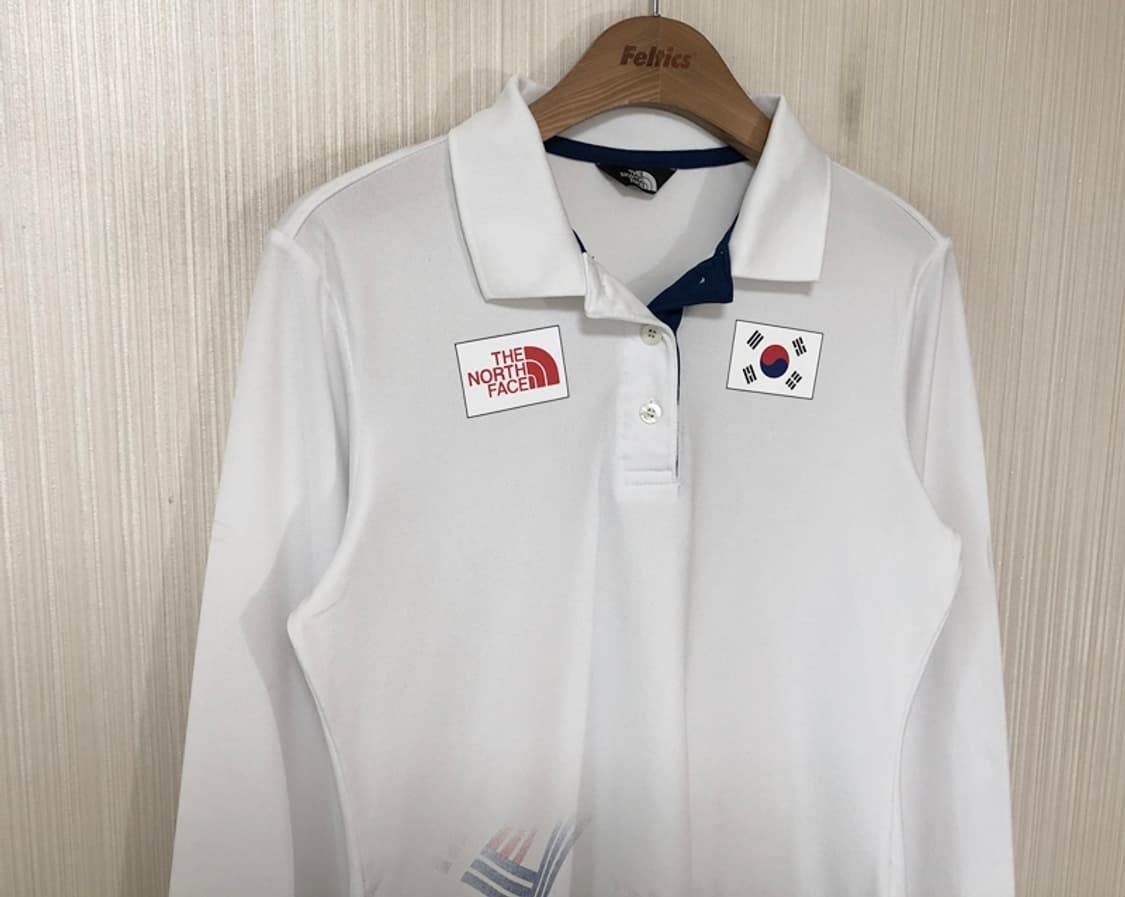 노스페이스국대 팀코리아 국가대표 폴로티셔츠 M(90)/여성 상품이미지5