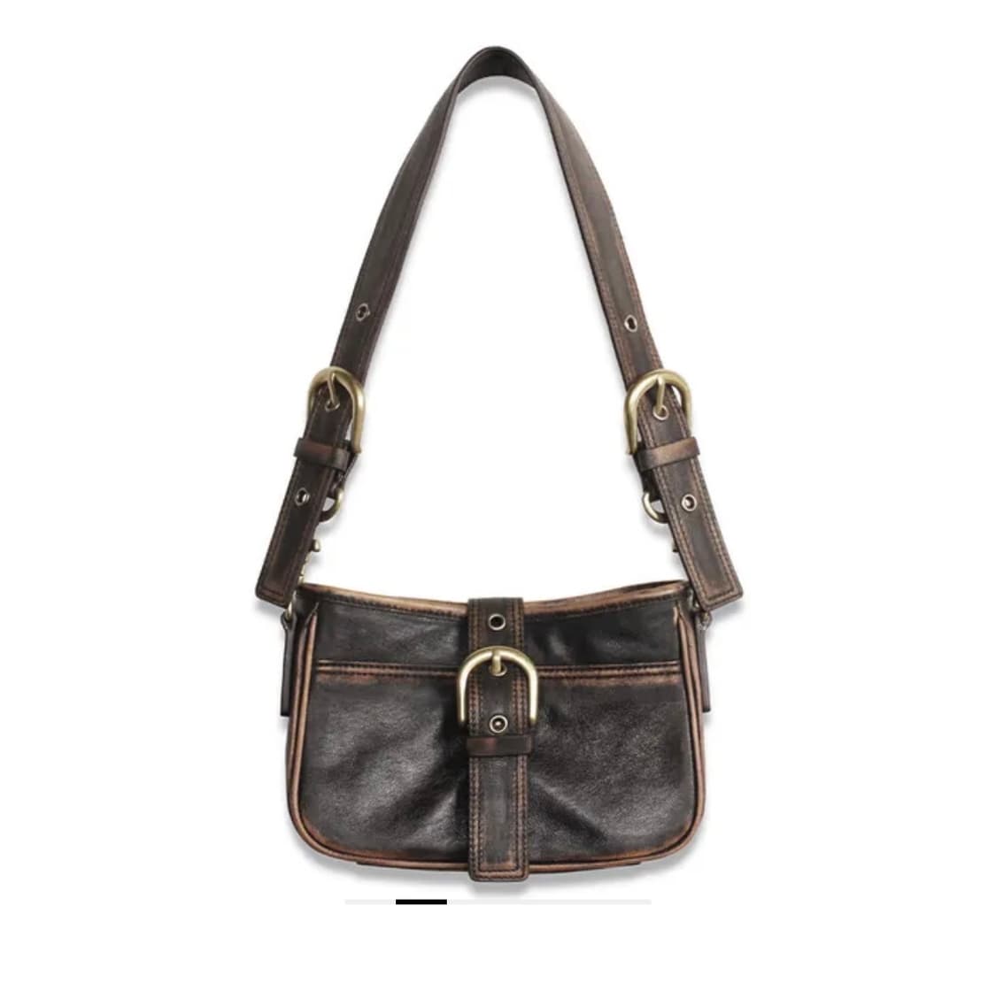 [새상품] 도프셉 Lambskin Vintage Hobo Bag 레더백 상품이미지1