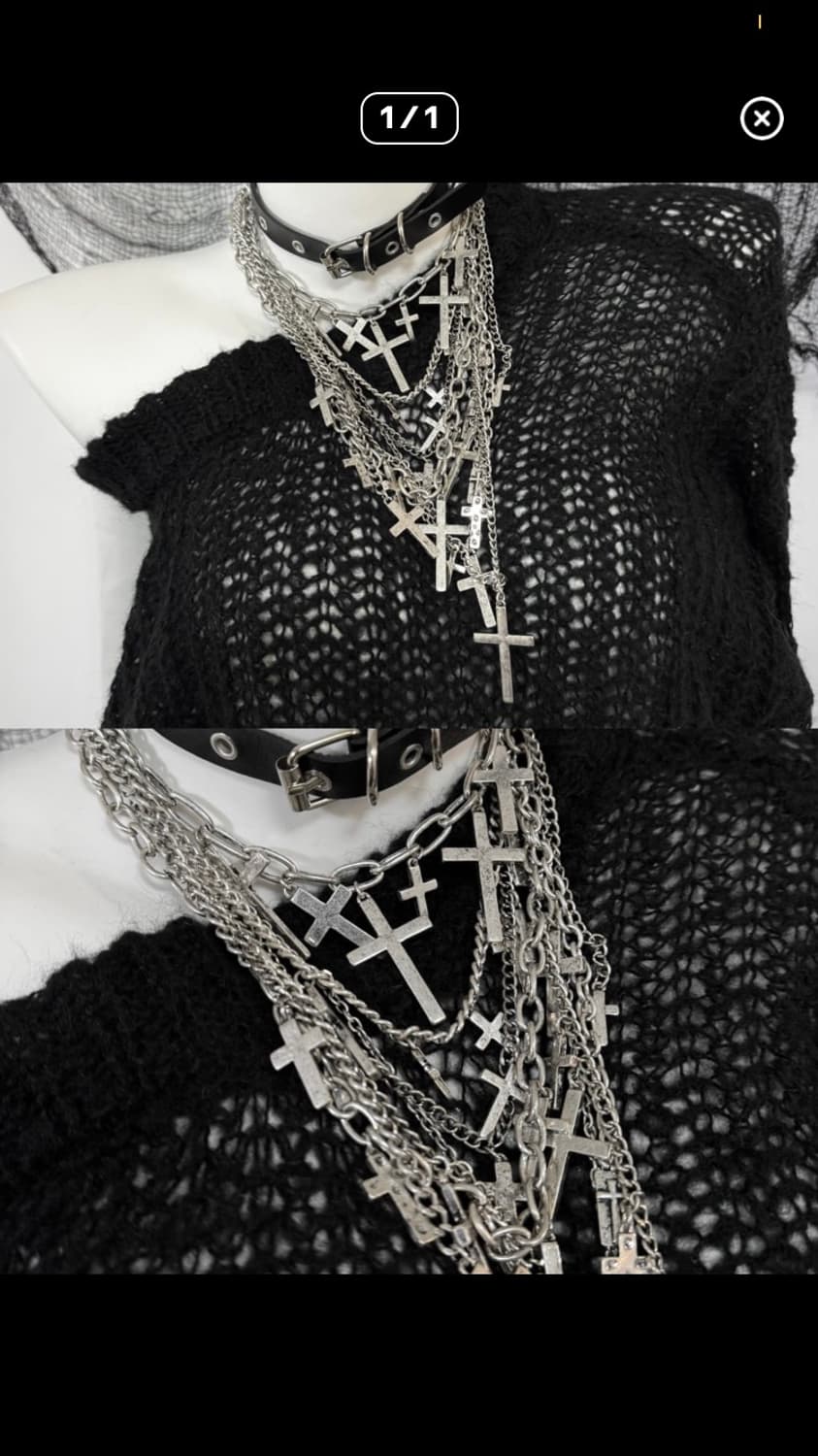 Minga london Necklace 십자가 목걸이 상품이미지1