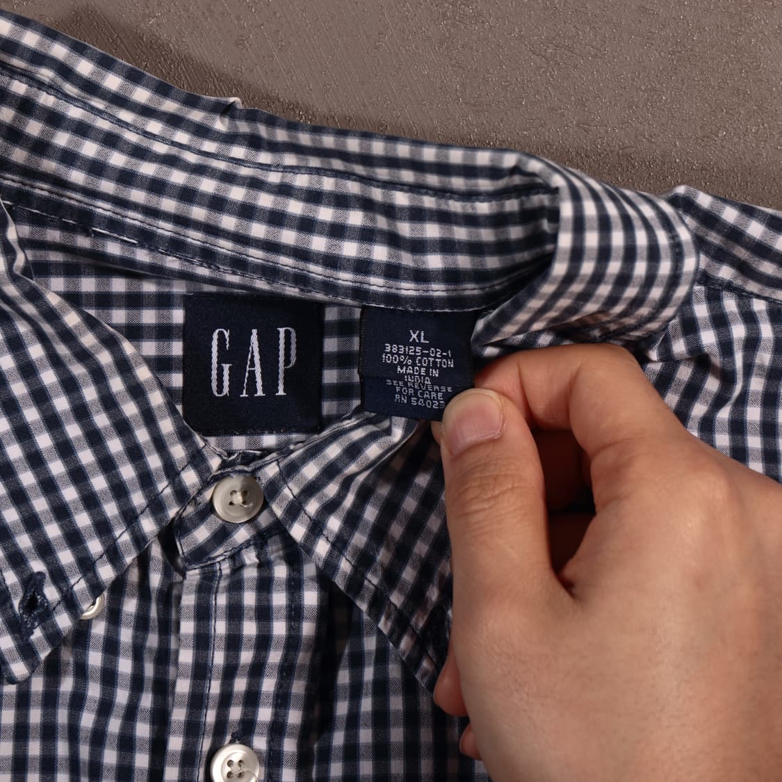 00s 갭 코튼 체크셔츠 상품이미지4