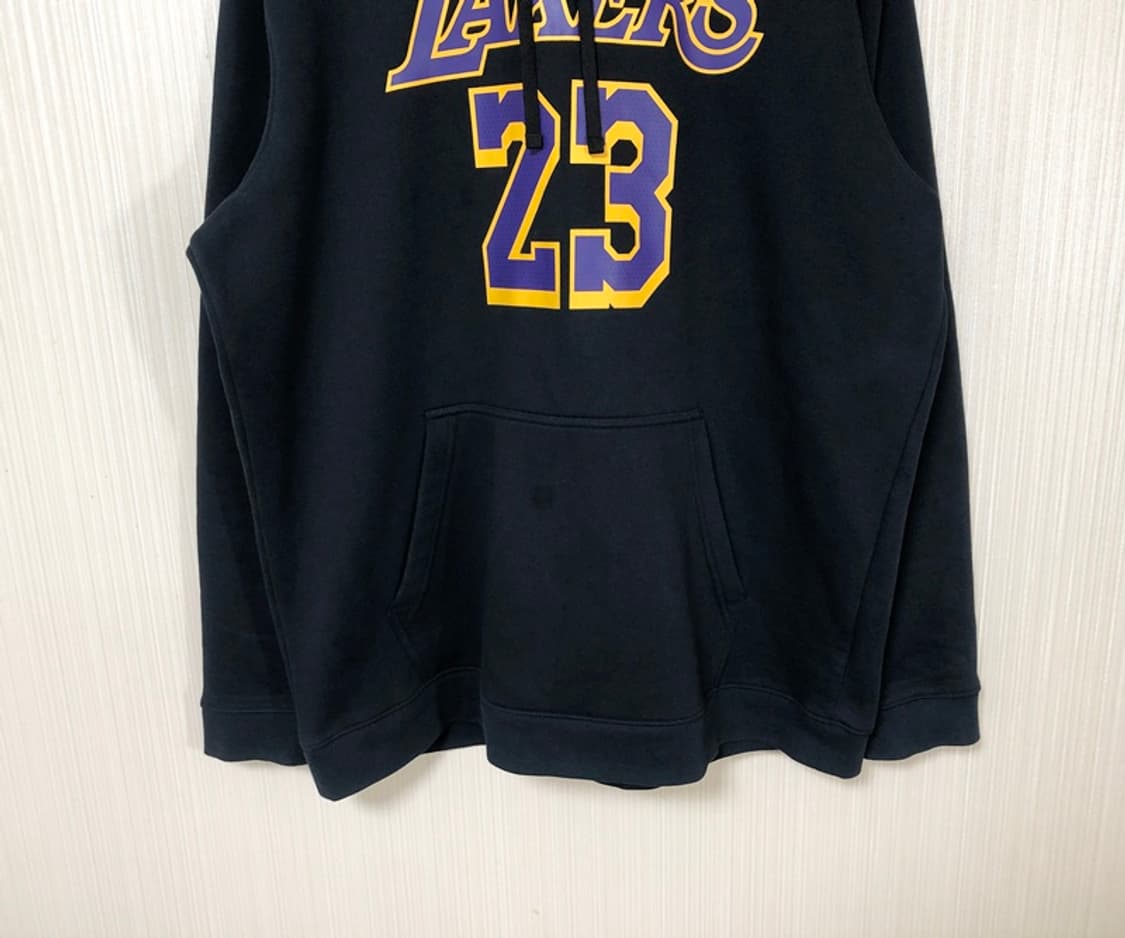 NBA 나이키 LA레이커스 플리스후드티 XL(110) #23 르브론제임스 상품이미지3