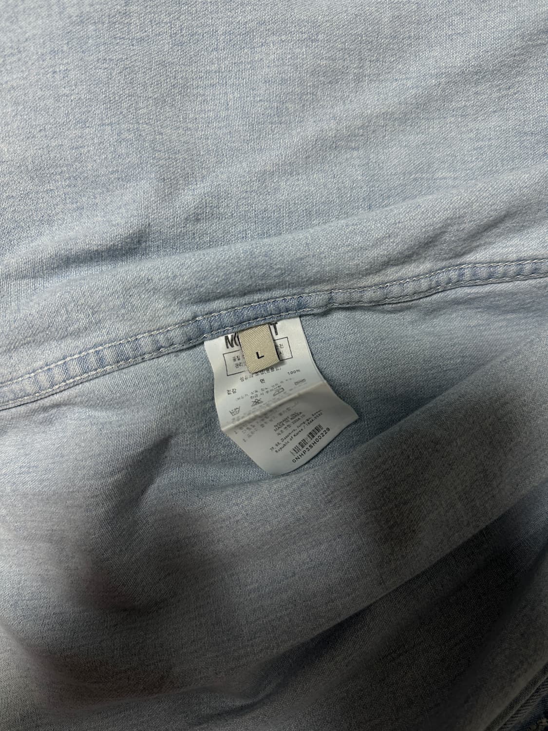 노앙 연청 데님셋업 상품이미지3