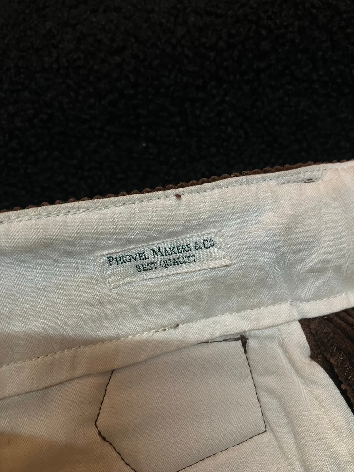 Phigvel 피그벨 - 23aw 코듀로이 워크팬츠 상품이미지4