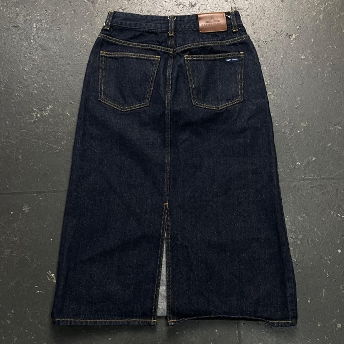 90 세인트제임스 22SS 데님 롱스커트  상품이미지5