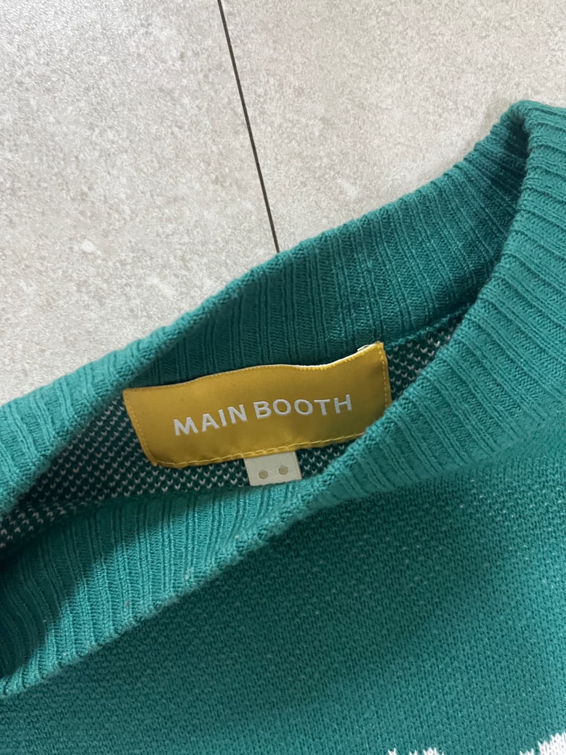 Collapse Oversized Sweater(TEAL GREEN) 상품이미지2