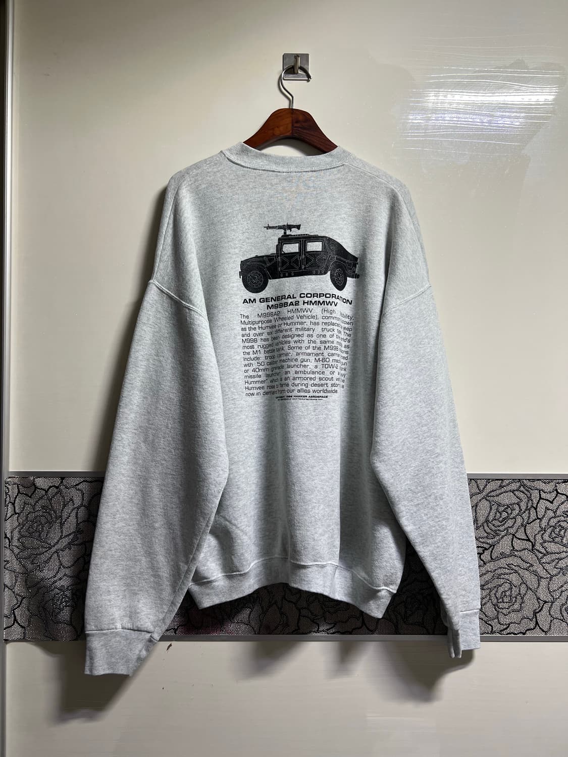 빈티지 1996 제네럴 해머 지프 맨투맨 상품이미지5
