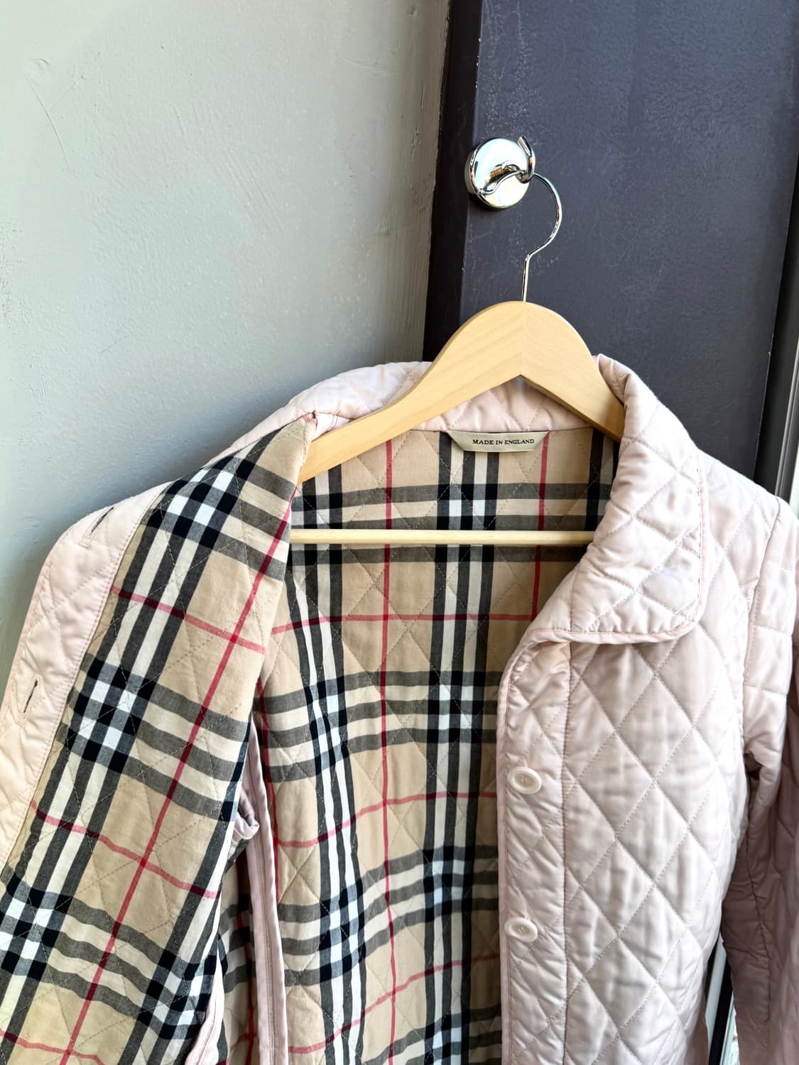 M/ 버버리 퀄팅 노바체크 경량 패딩 상품이미지5