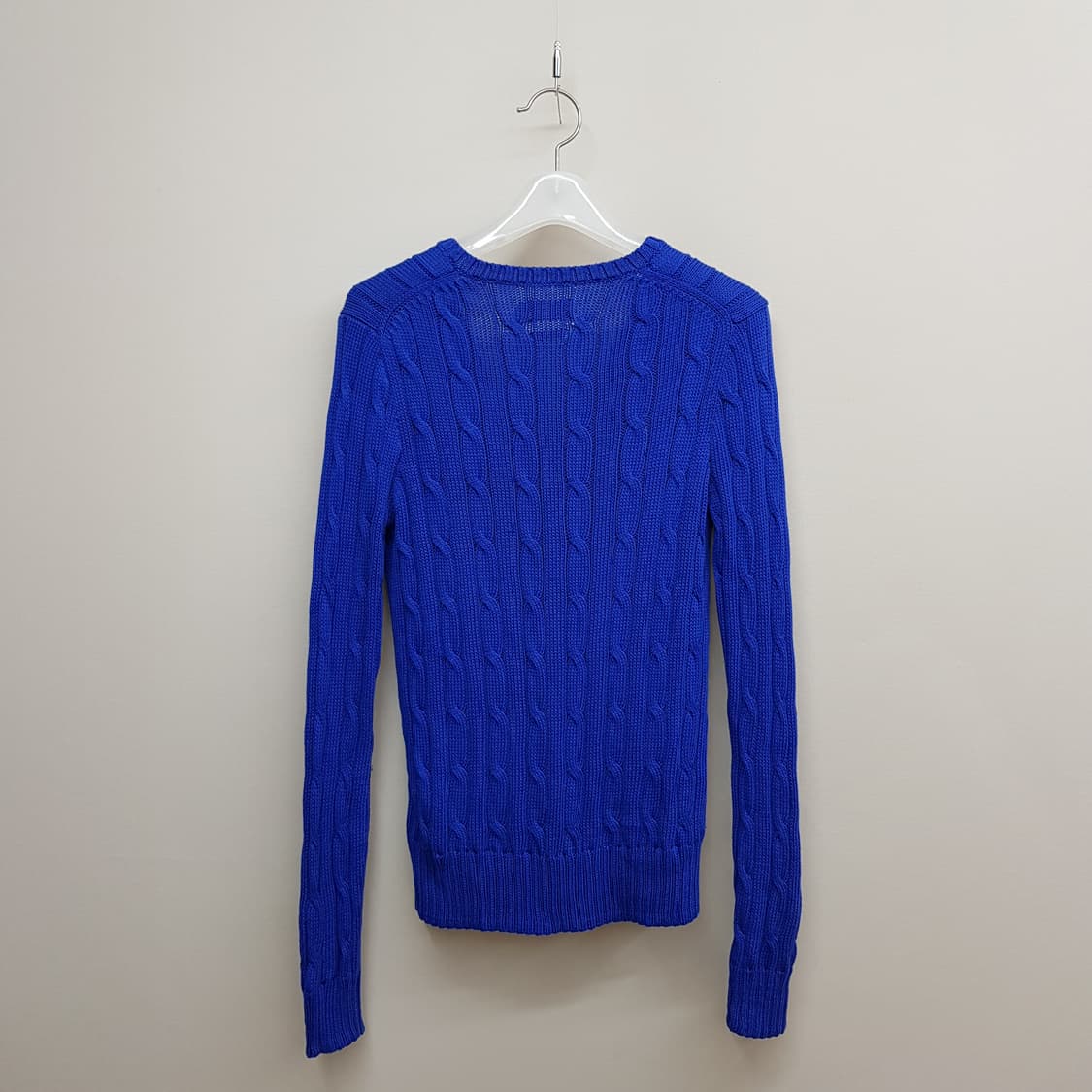 폴로 랄프로렌 피마코튼 케이블 브이넥 니트 S사이즈 상품이미지2