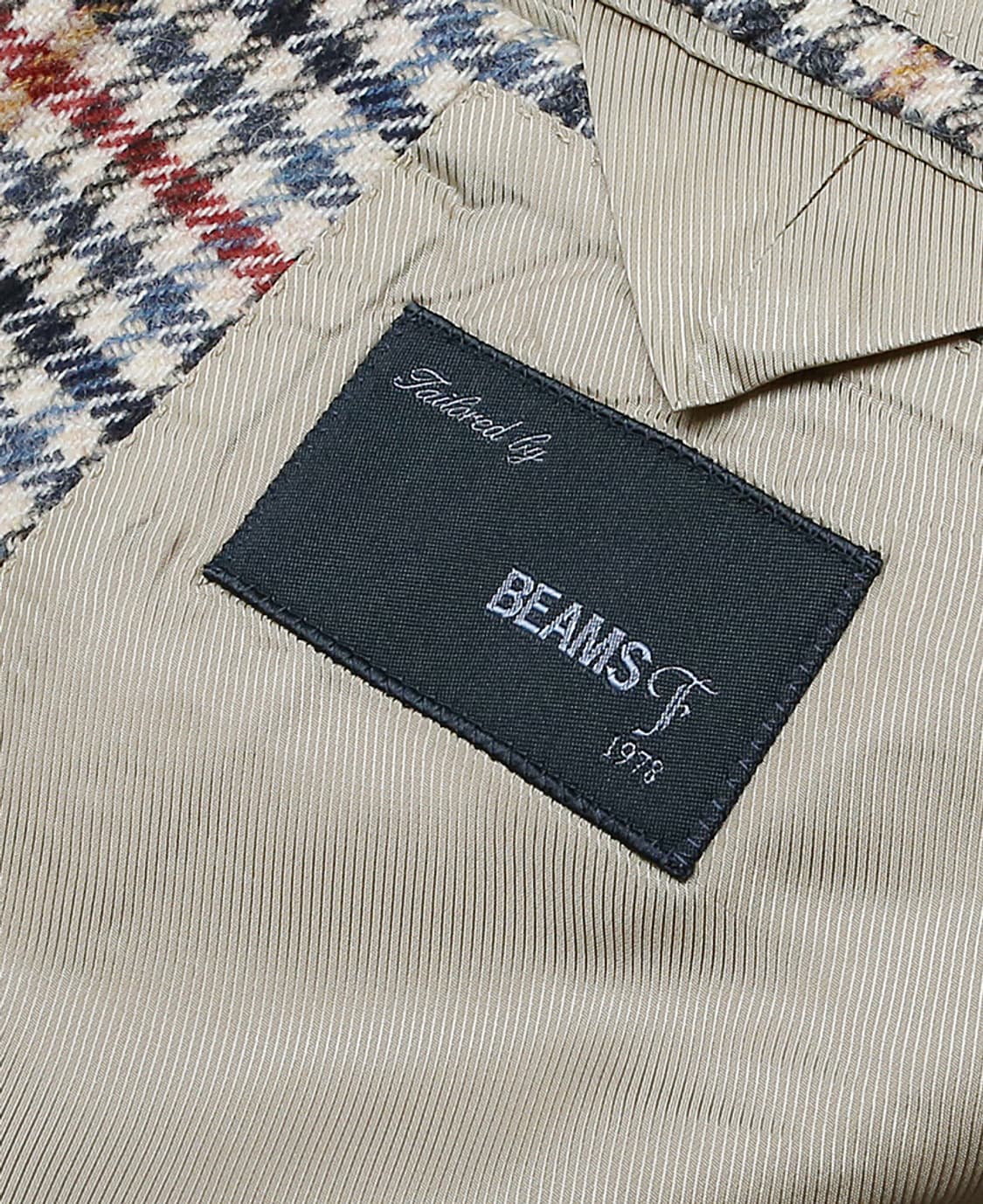 빔즈 에프 [Beams F] 멀티 체크 울 테일러링 스포츠 자켓 상품이미지5