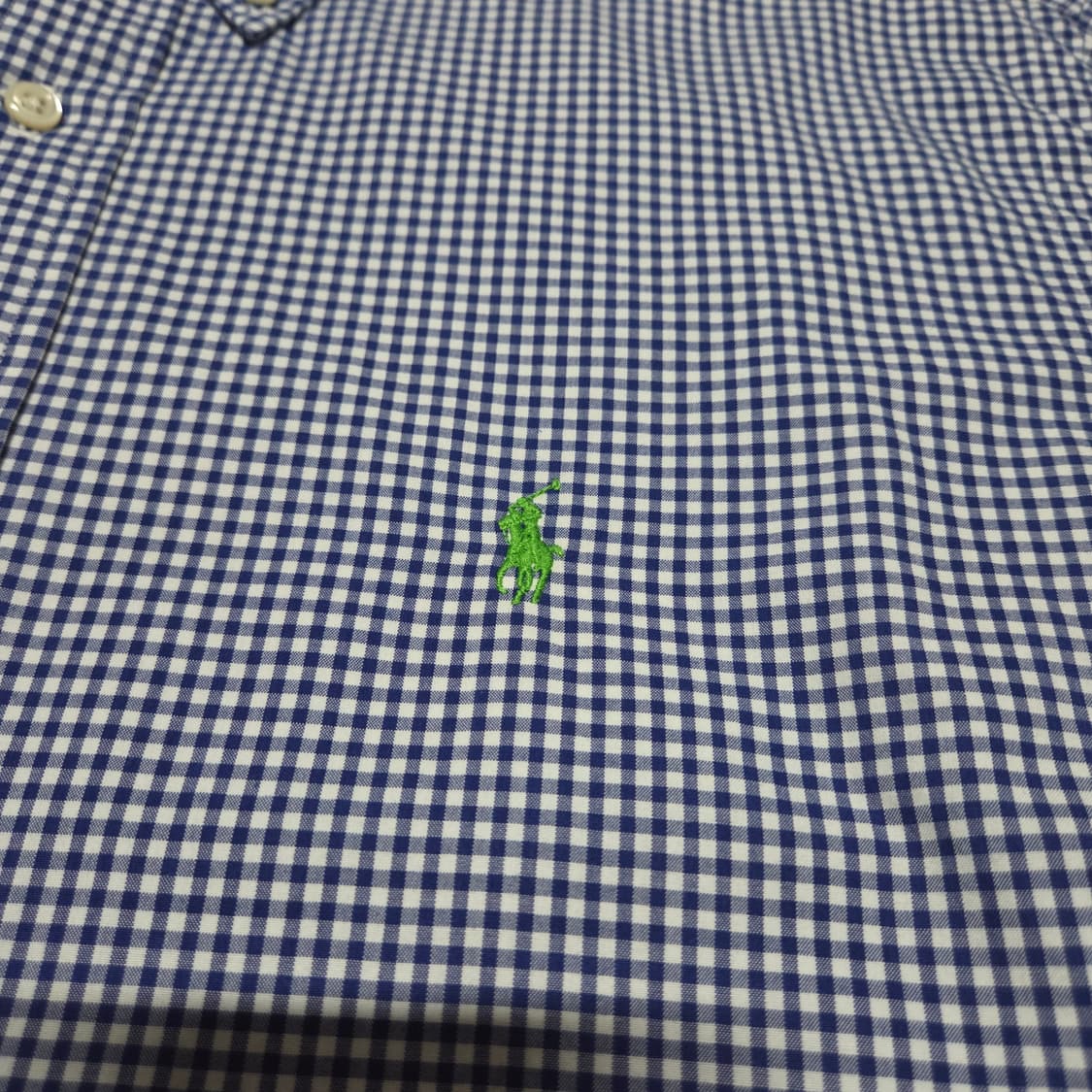00s Vintage Polo Ralph Lauren 깅엄체크 셔츠 상품이미지5