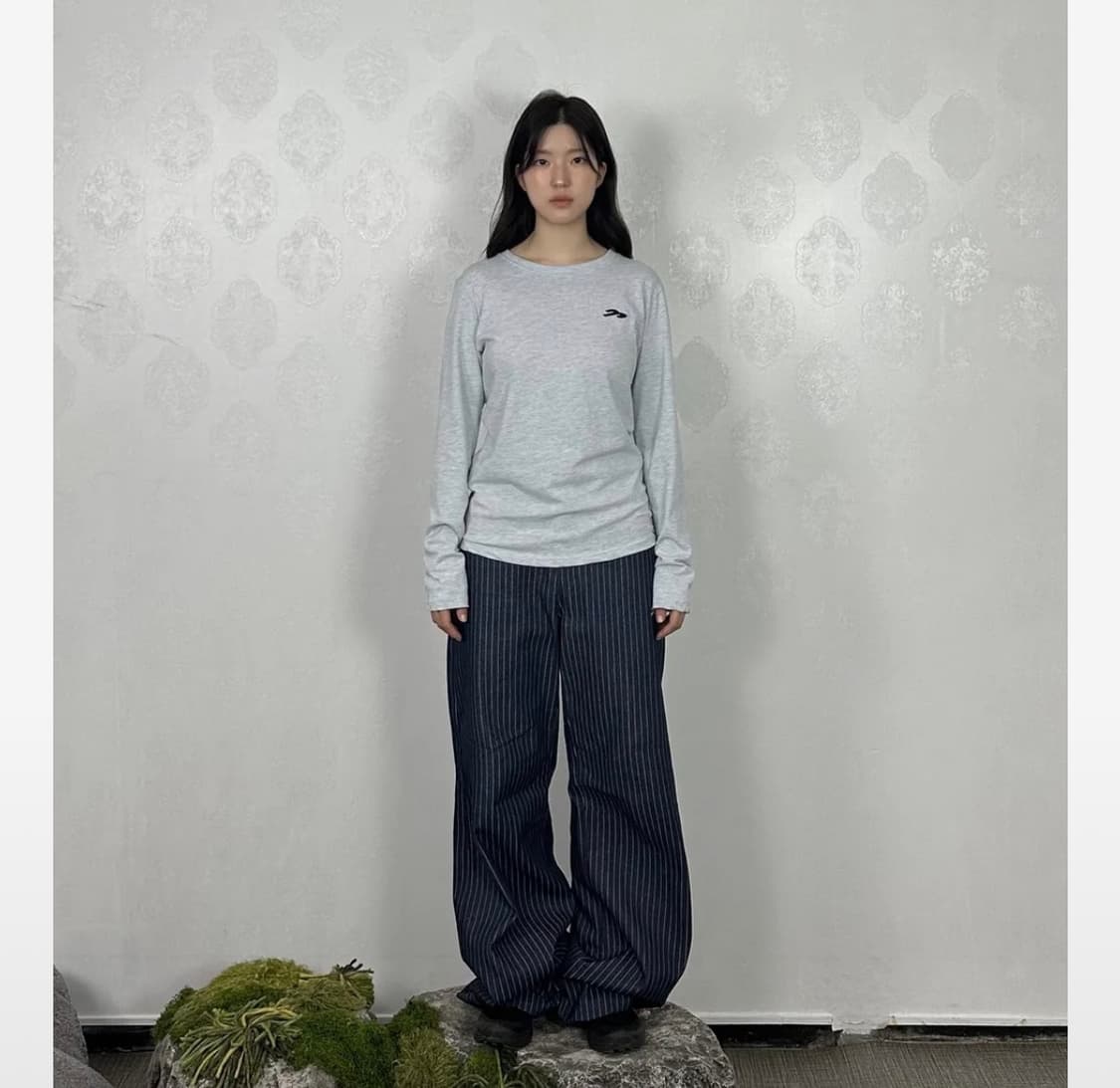 탄산마그네슘 마운틴 롱슬리브 우먼 스카이블루 상품이미지2