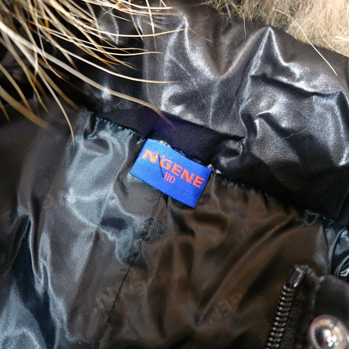 (새상품) 엔진(N'GENE) 00's 글로시 퍼 벨티드 유광 패딩점퍼  상품이미지6