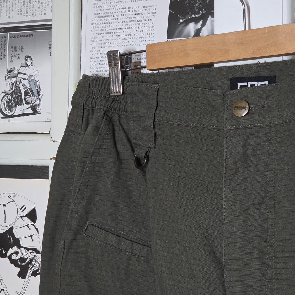 CQR 립스탑 카키 카고 팬츠 상품이미지3