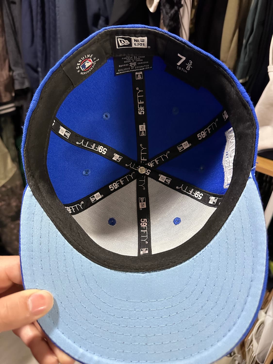 뉴에라 LA 다저스 커스텀 핏티드 7 3/8 (58.7cm) 상품이미지3