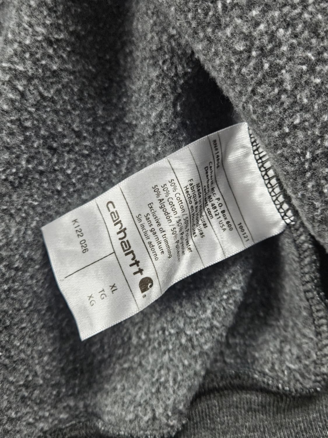 칼하트 유틸리티 베스트 커스텀 스웻 후드 집업 ( XL ) / 11190 상품이미지10