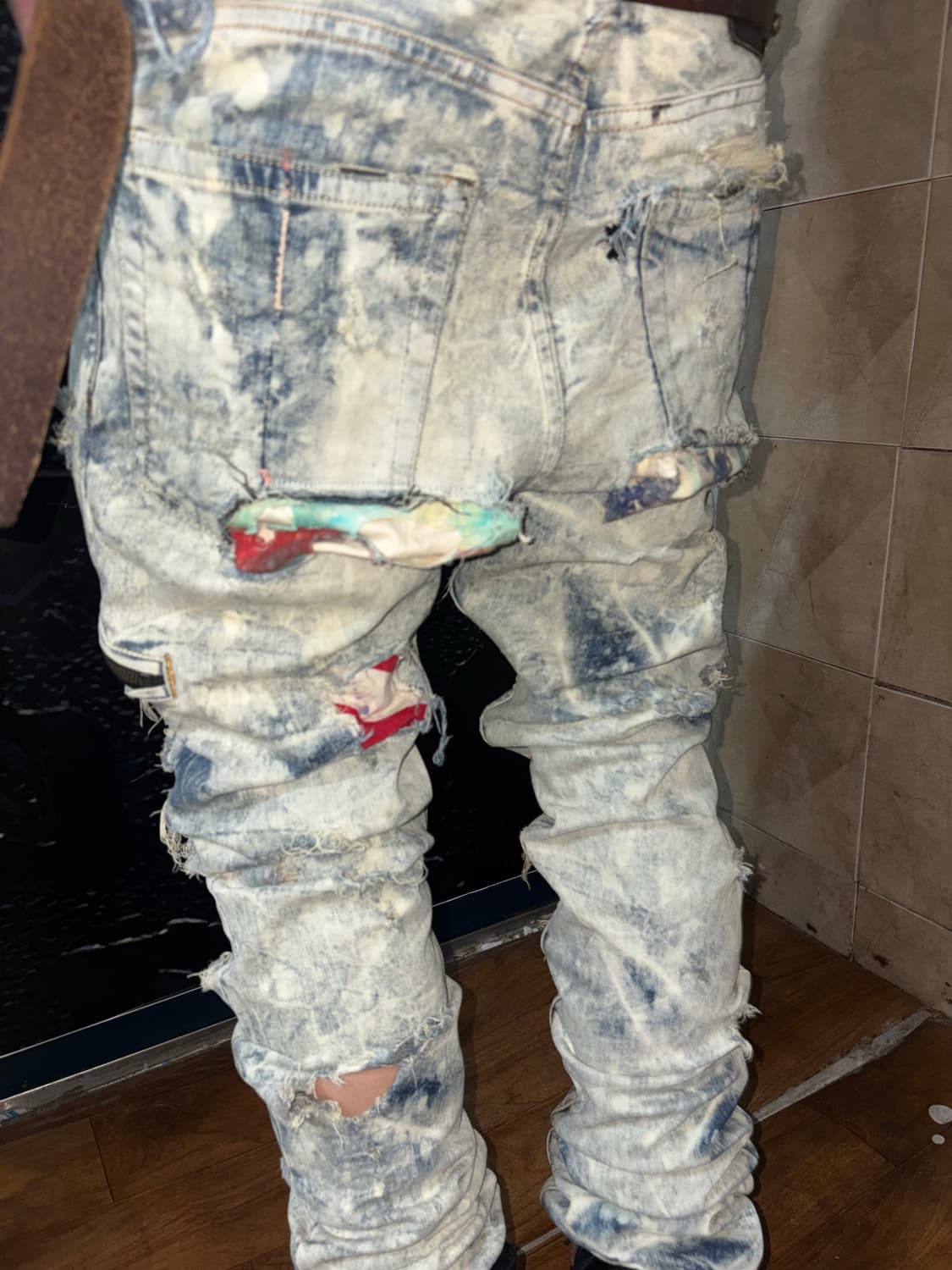 LGB Tie Dye American Flag Detail Pants  상품이미지2