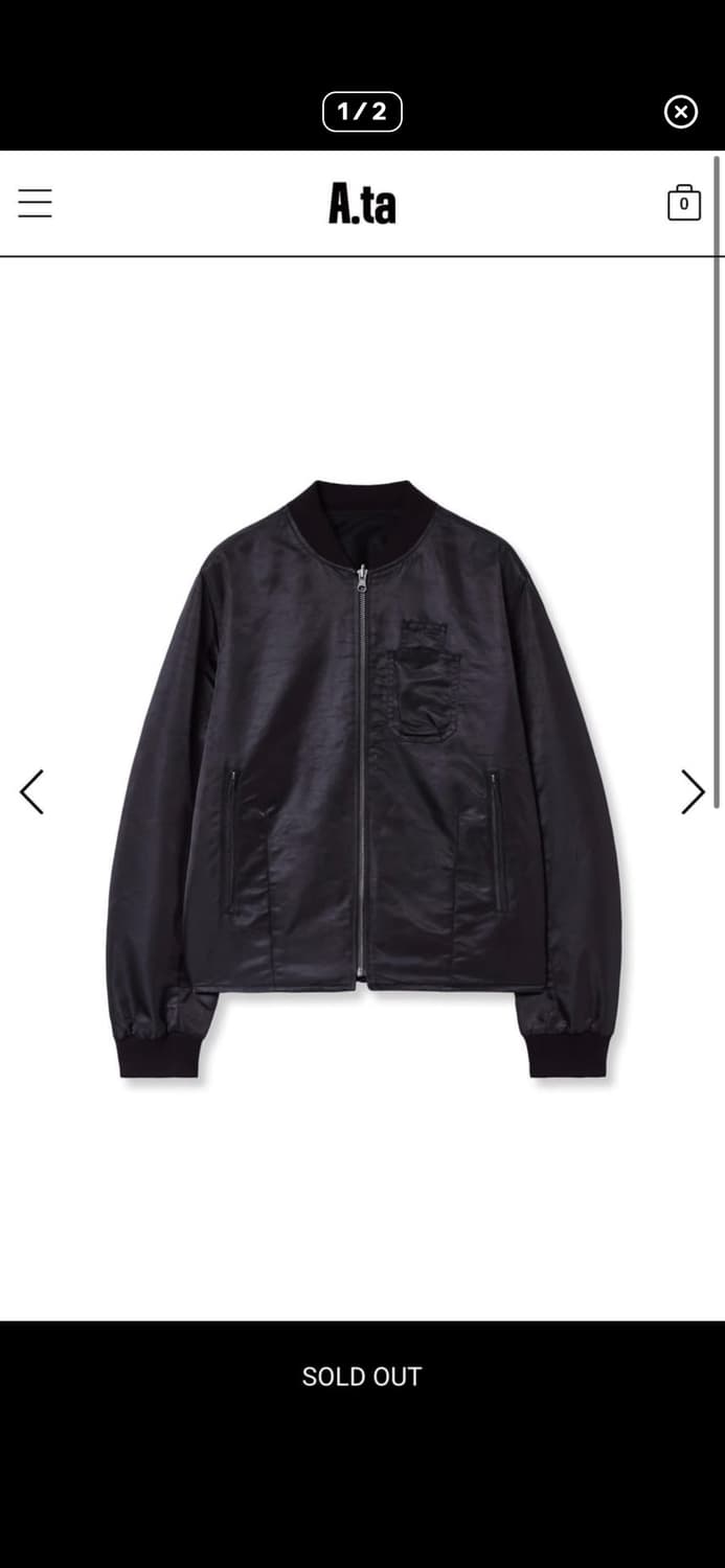 a.ta REVERSIBLE MA-1 상품이미지1