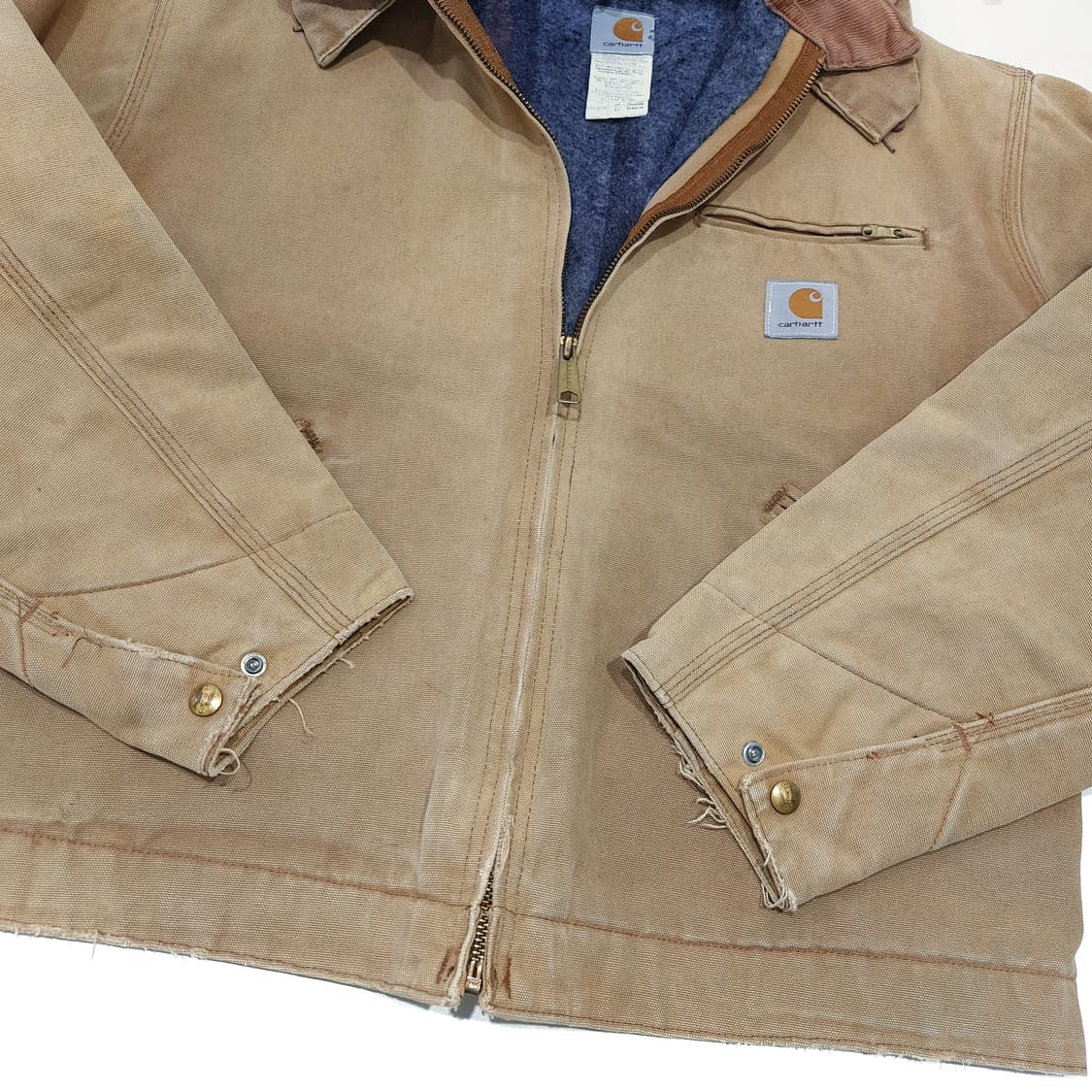 칼하트 j01 디트로이트 빈티지 후드포함 44 레귤러 (105) 상품이미지3