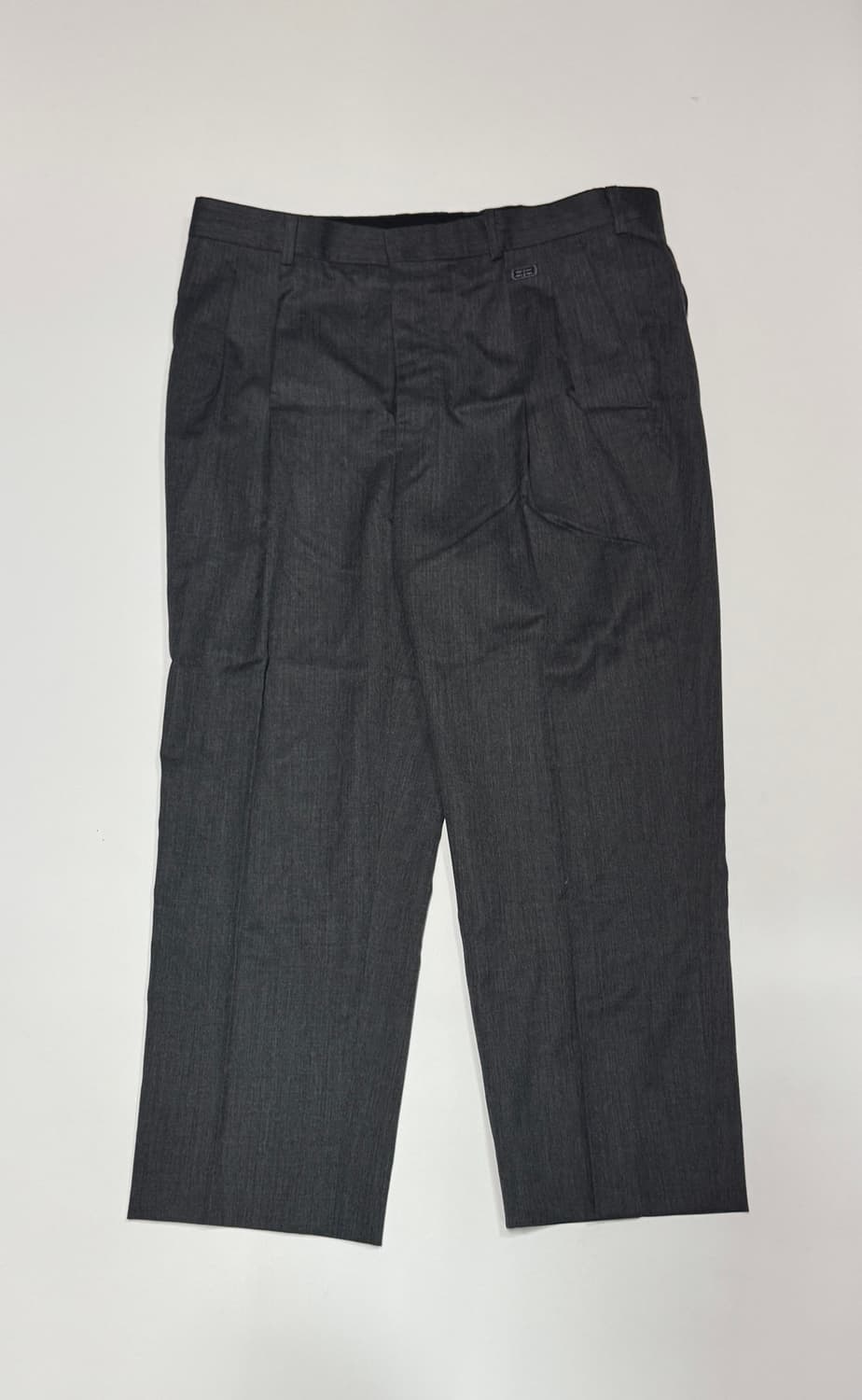 정품 발렌시아가 울 슬랙스 바지 88 그레이 상품이미지1