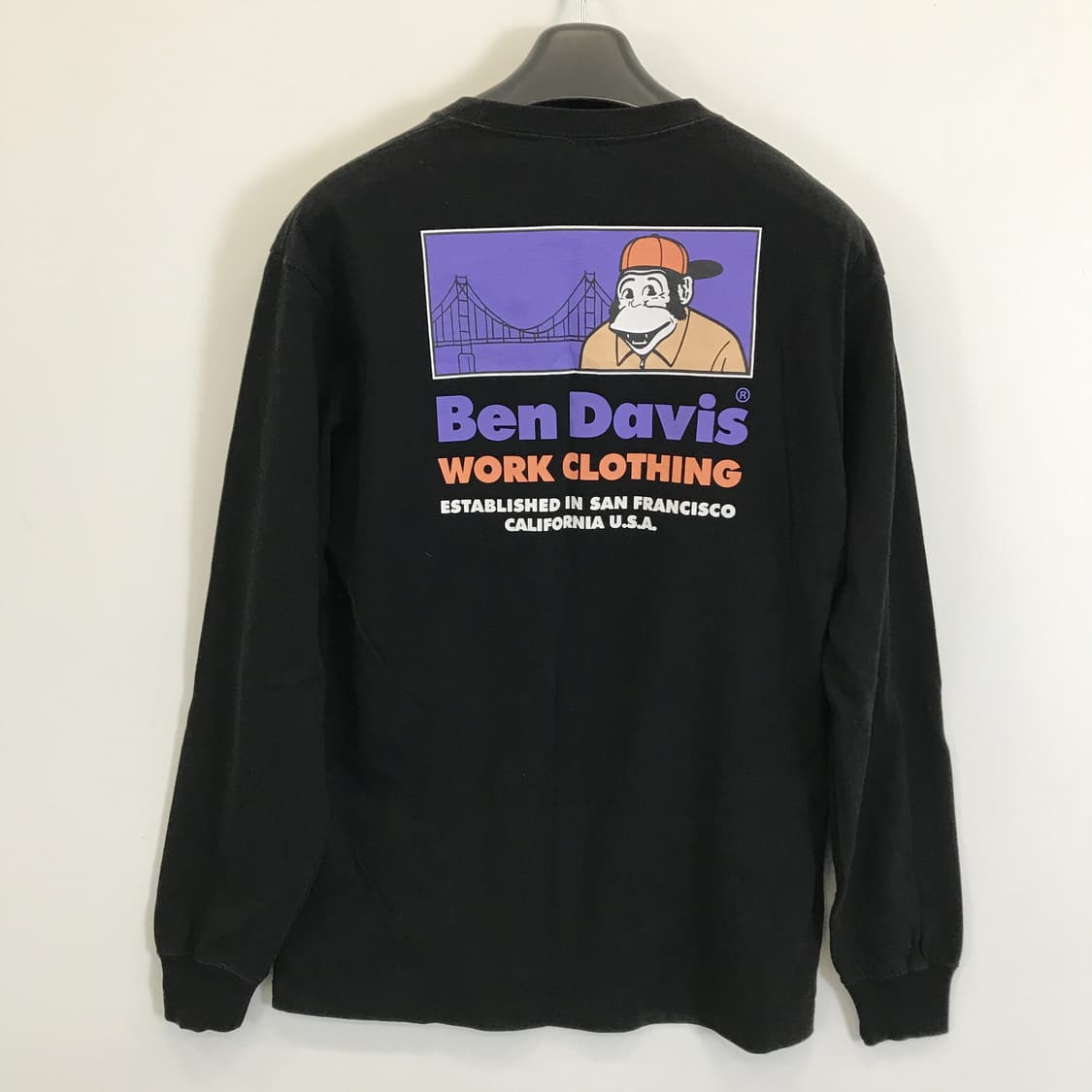 벤데이비스 백프린팅 롱슬리브 [M] 상품이미지4